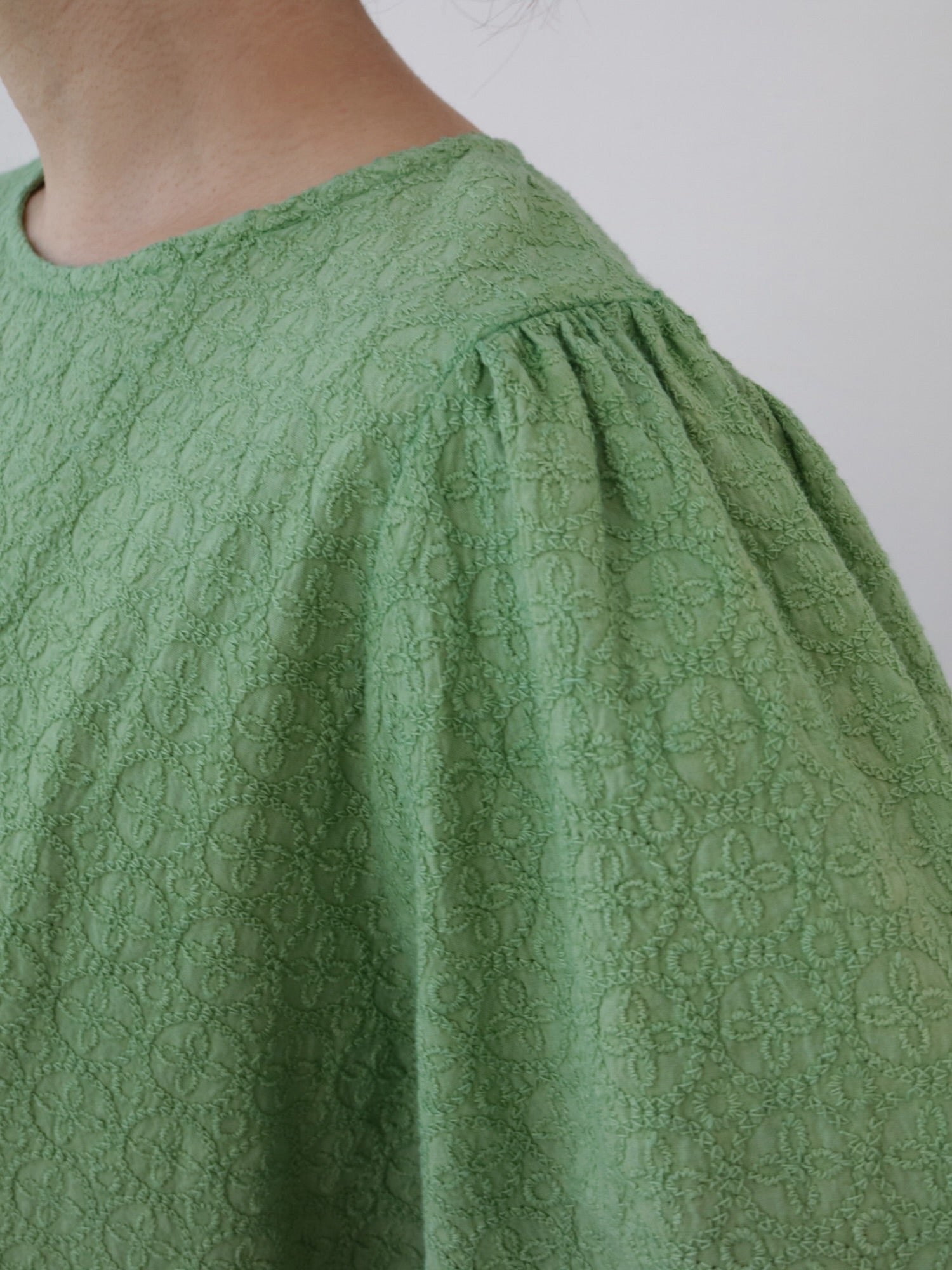 YARRA INDIAエンザイム刺繍ブラウス YR-1513-236