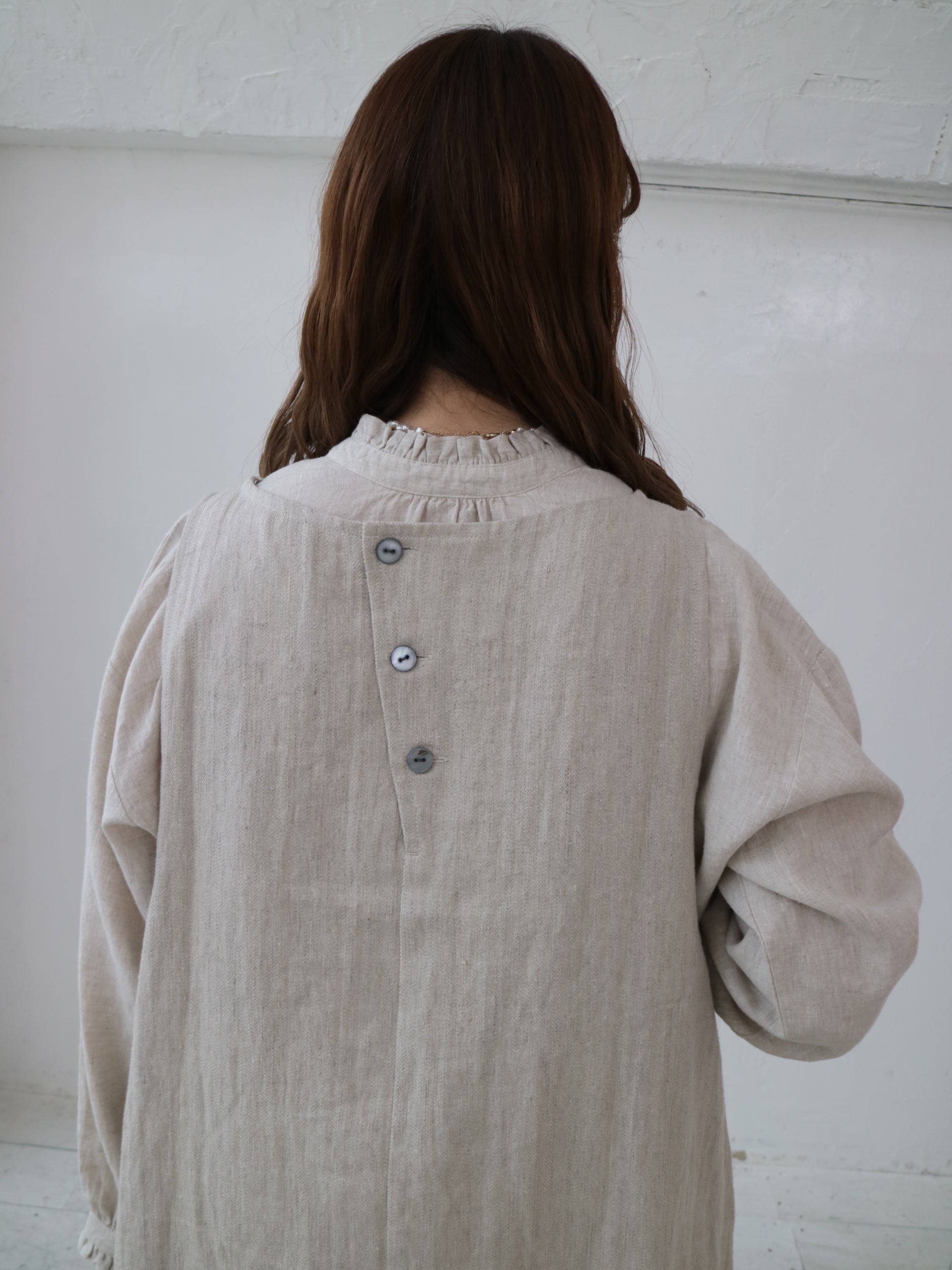 YARRA へリンボンポケットジャンパースカート YR-1544-206