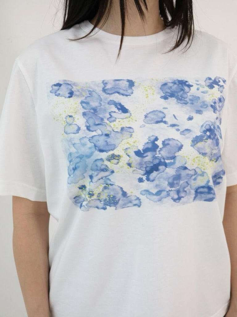 YARRA NEU PAINTINGプリントTシャツ NU-5621-437