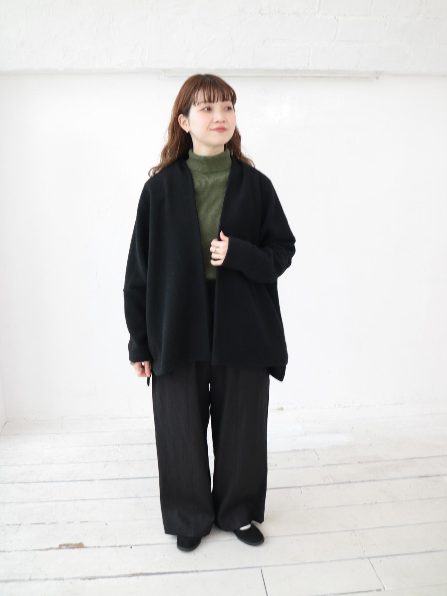 YARRA ECOWOOLモッサトッパーカーディガン YR-1547-241