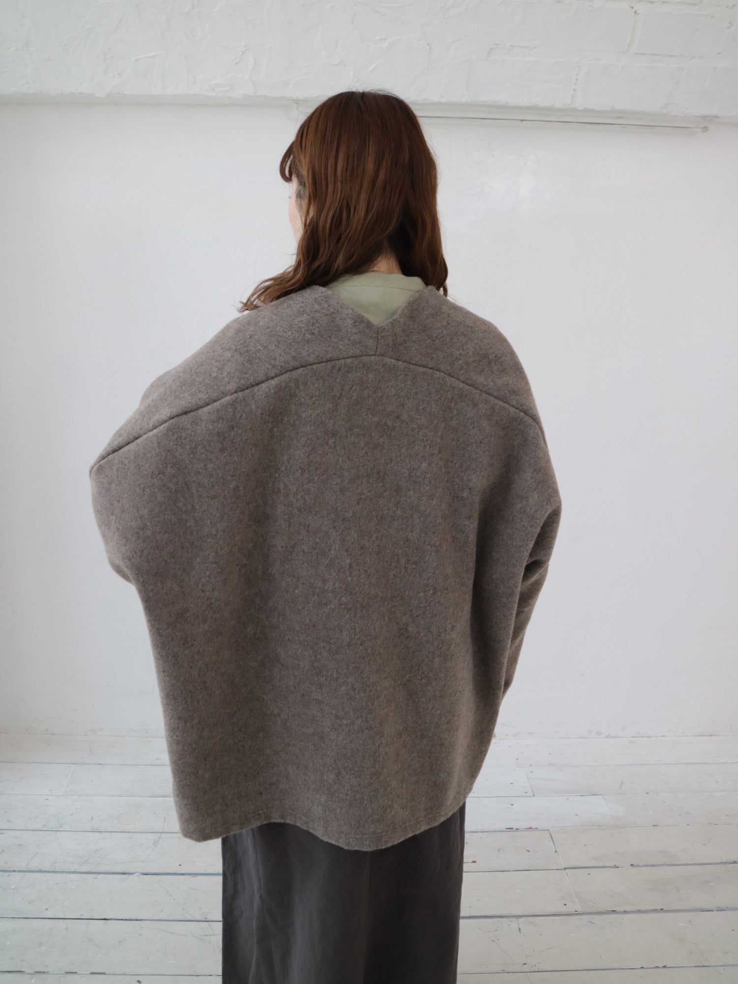 YARRA ECOWOOLモッサトッパーカーディガン YR-1547-241