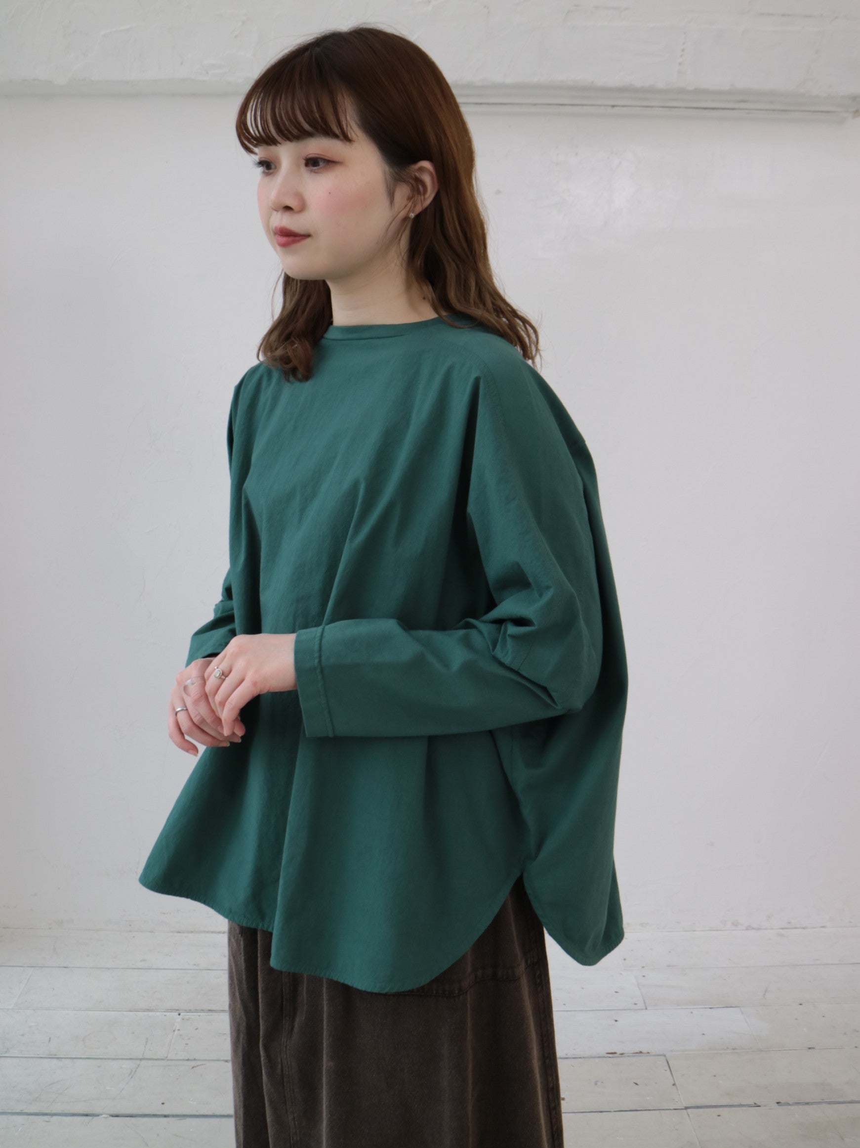 YARRA 布帛コンビドルマンプルオーバー YR-1541-202