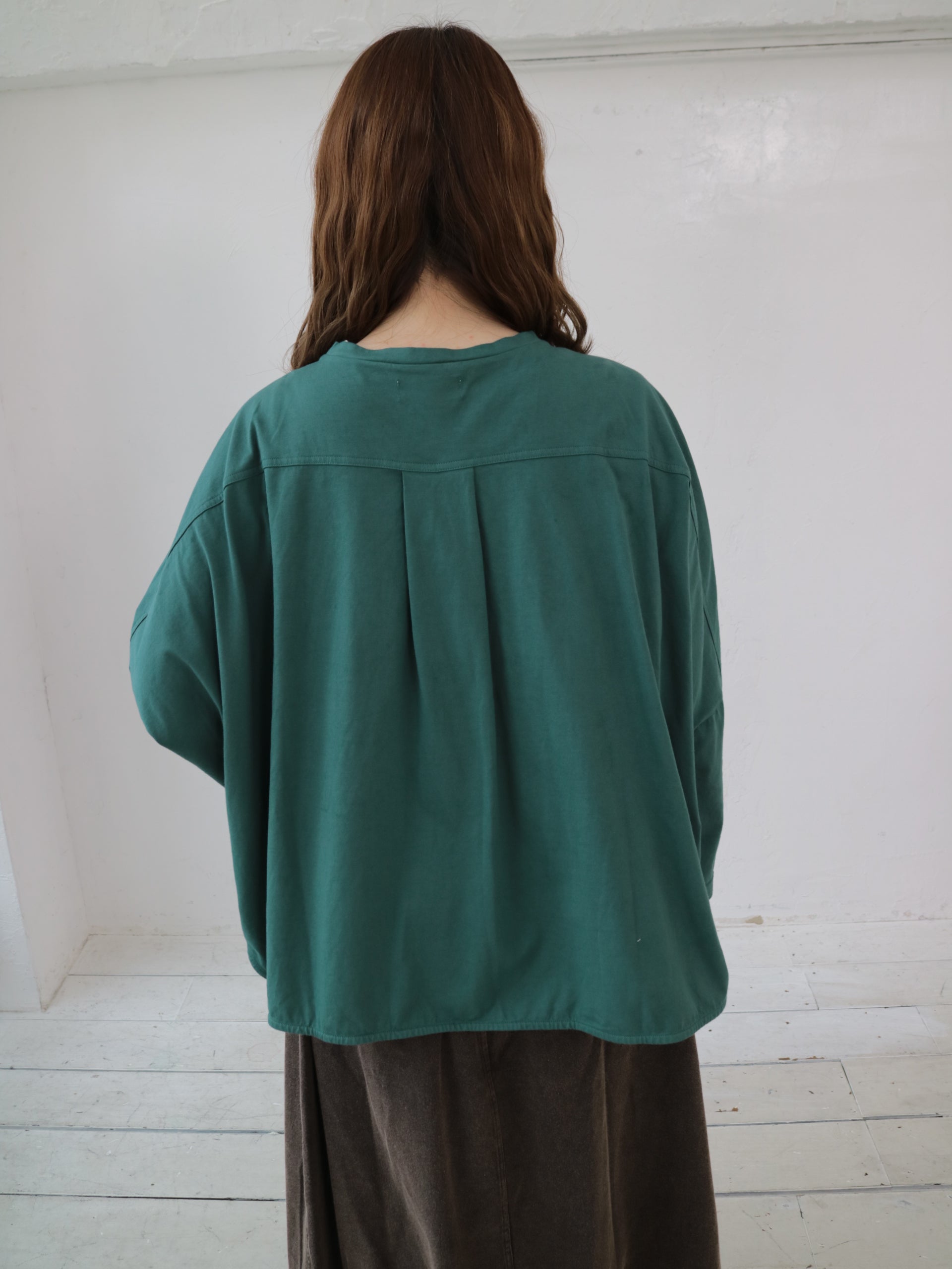 YARRA 布帛コンビドルマンプルオーバー YR-1541-202