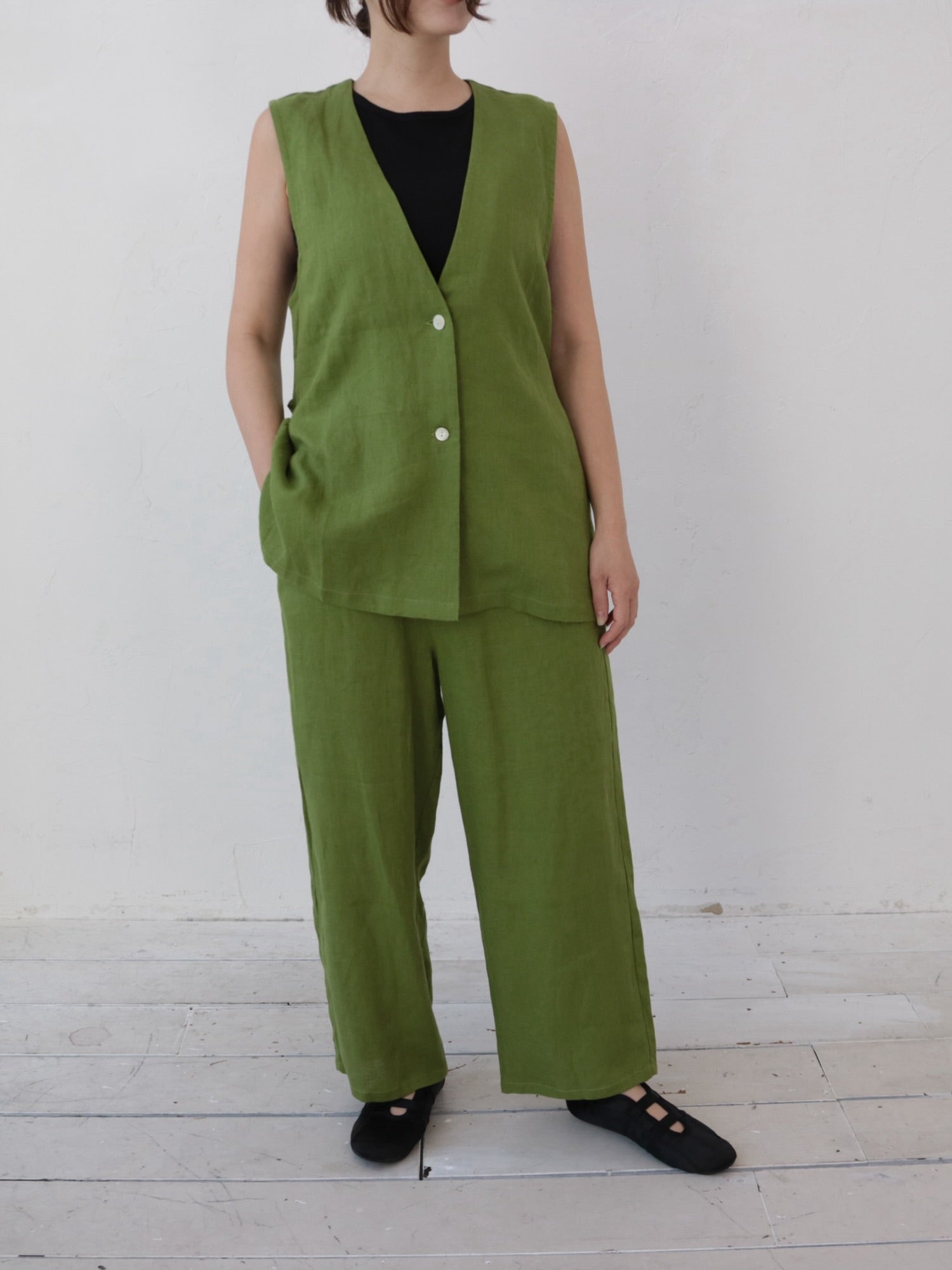 YARRA エコリバイバルノースリTEE YR-1511-203