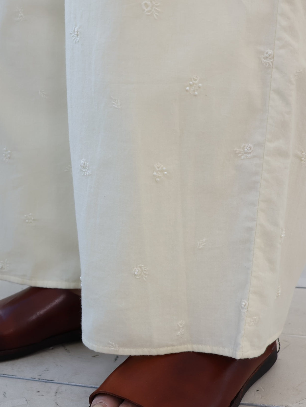 YARRA INDIAビーズ刺繍パンツ YR-1645-213