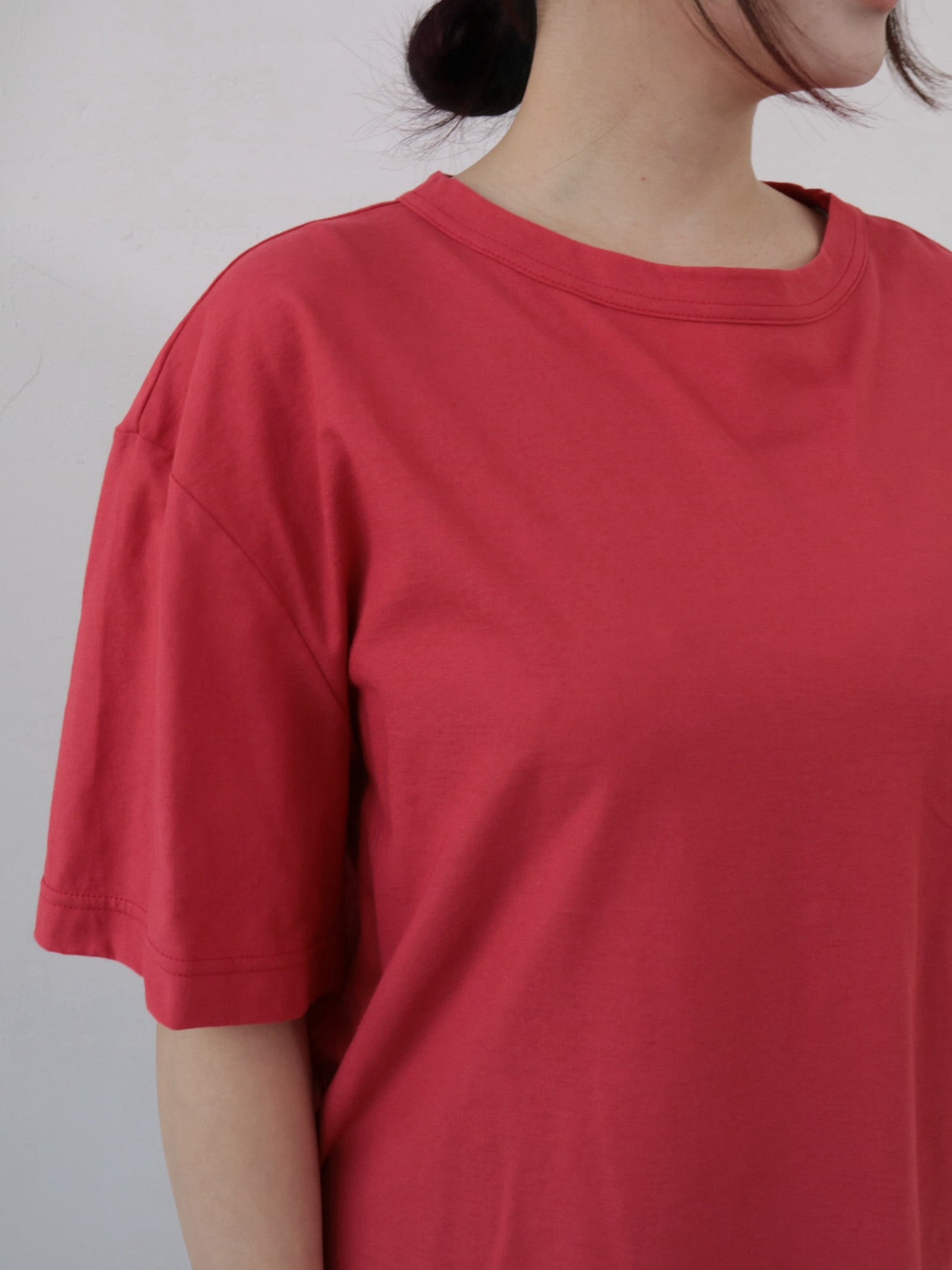 YARRA NEU 強撚天竺フレア袖Tシャツ NU-5521-430
