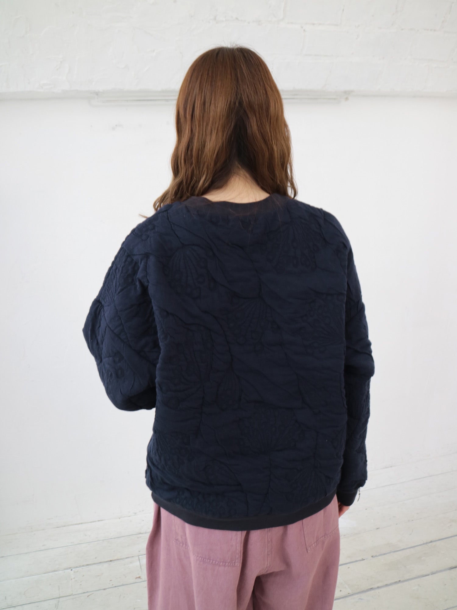 YARRA 木の実キルトJQDドロッププルオーバー YR-1541-225