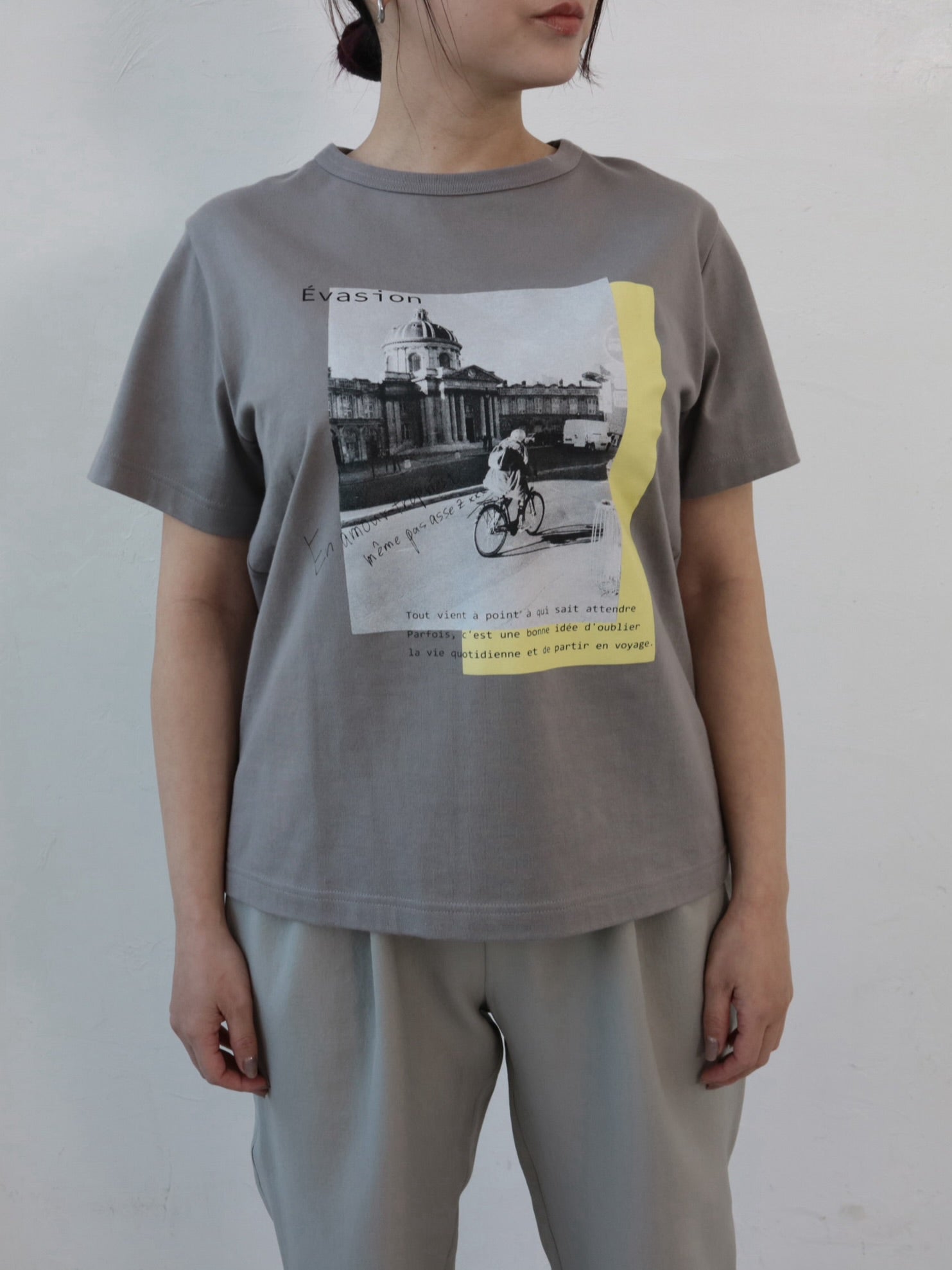YARRA NEU EvasionフォトプリントTシャツ NU-5521-427