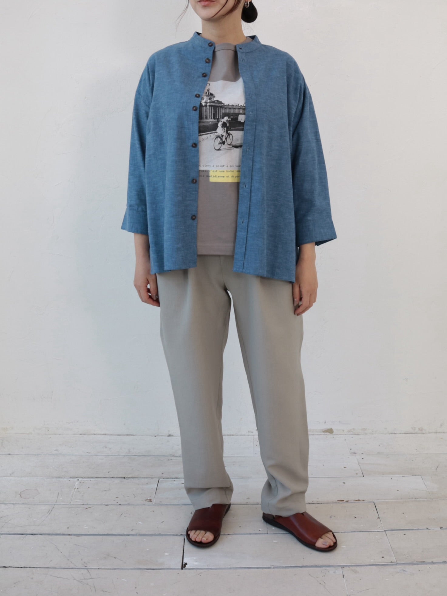 YARRA NEU EvasionフォトプリントTシャツ NU-5521-427