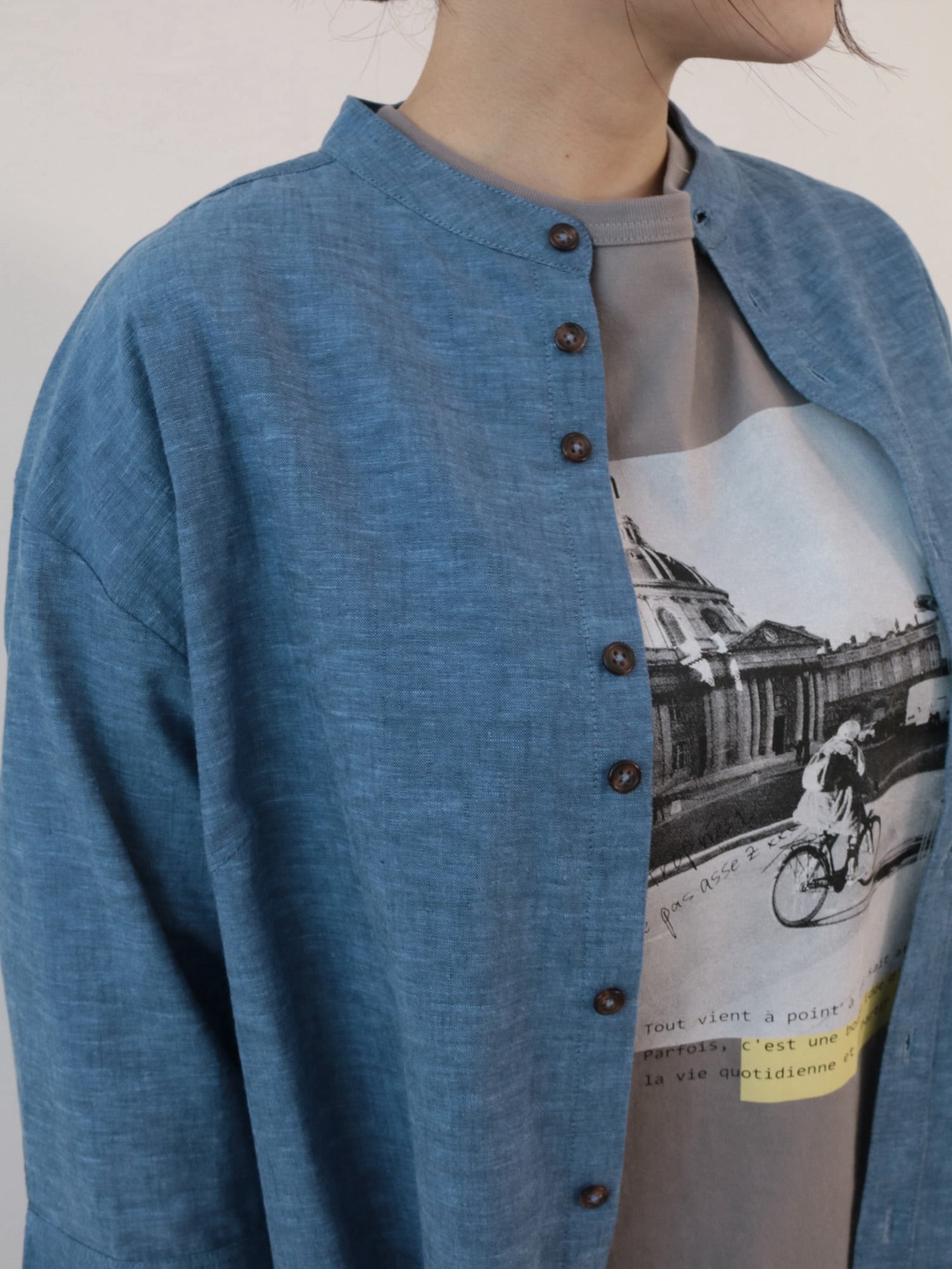 YARRA NEU EvasionフォトプリントTシャツ NU-5521-427