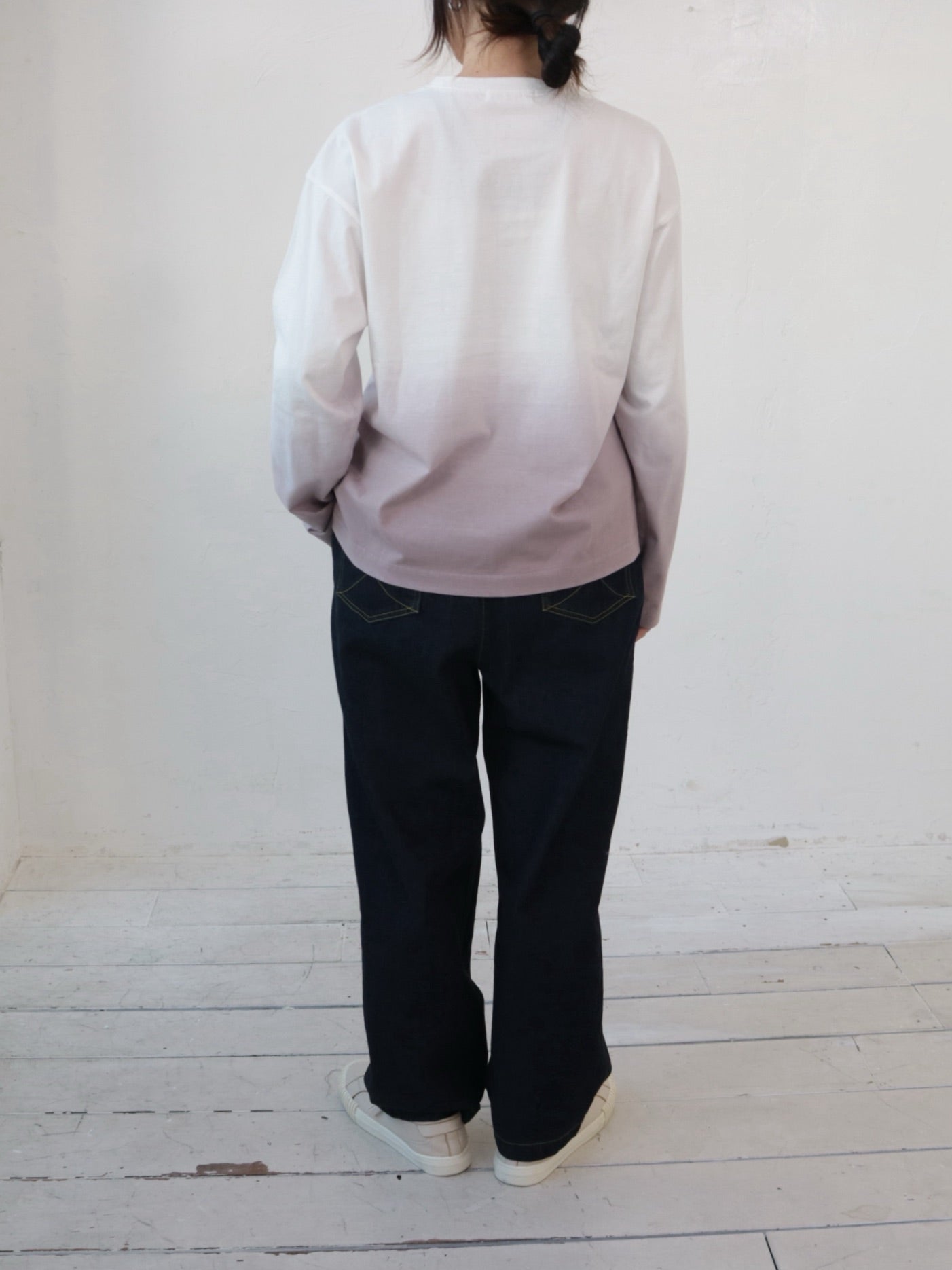 YARRA NEU グラデ染め長袖カットソー NU-5541-401