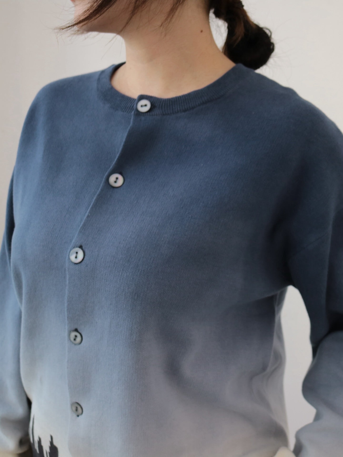 YARRA NEU YOIYAMIコットンニットカーディガン NU-5542-405