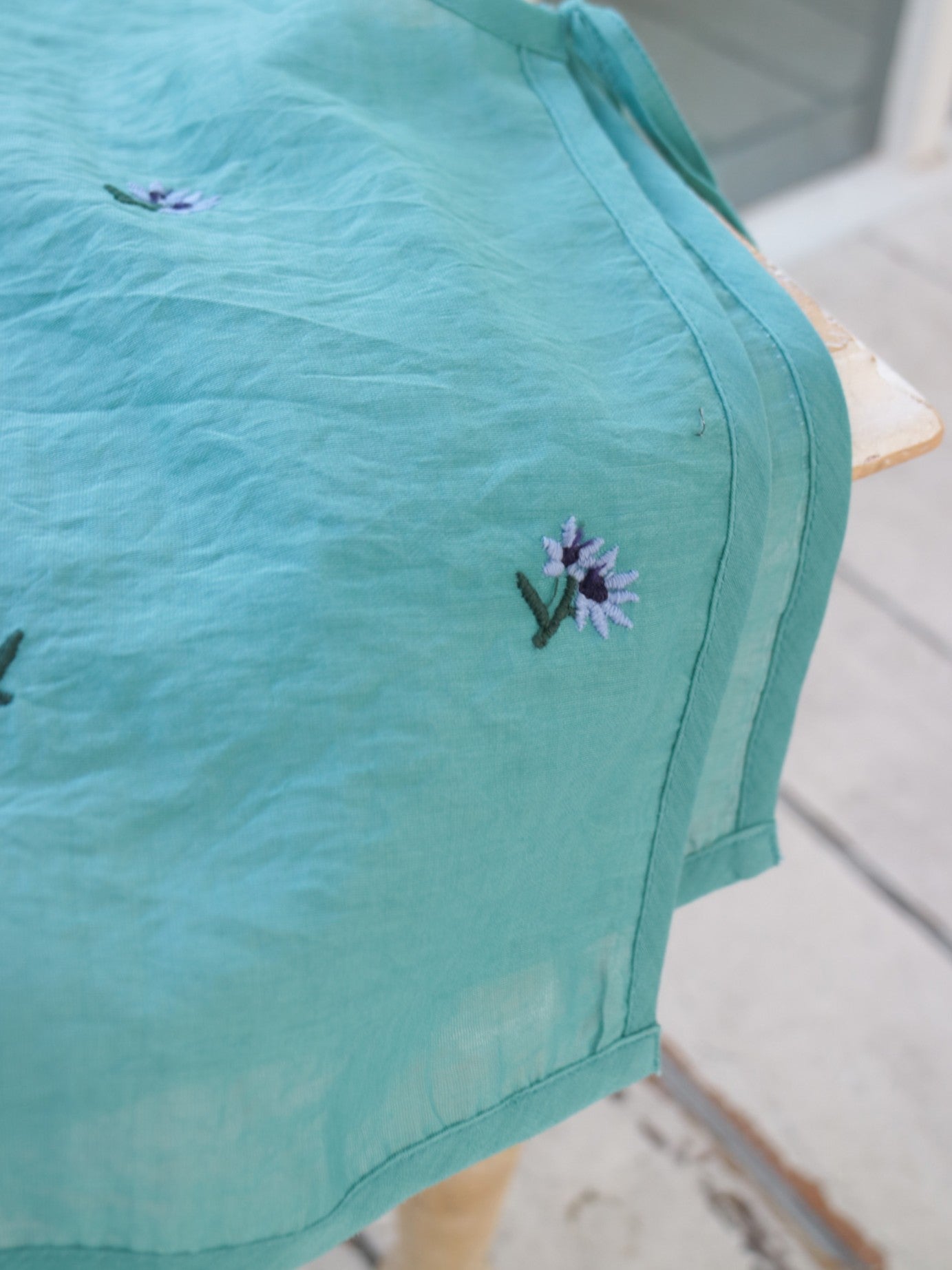 doux bleu シアー刺繍2wayベスト DB-2628-077