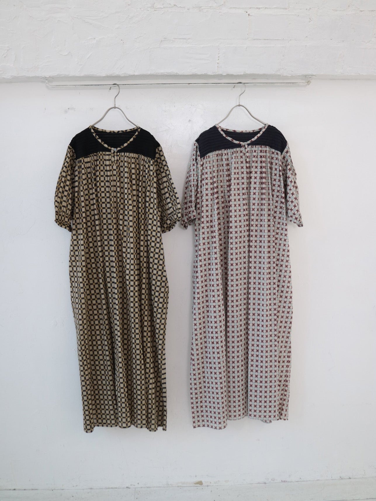 doux bleu タイルパターン 2wayワンピース DB-2624-065