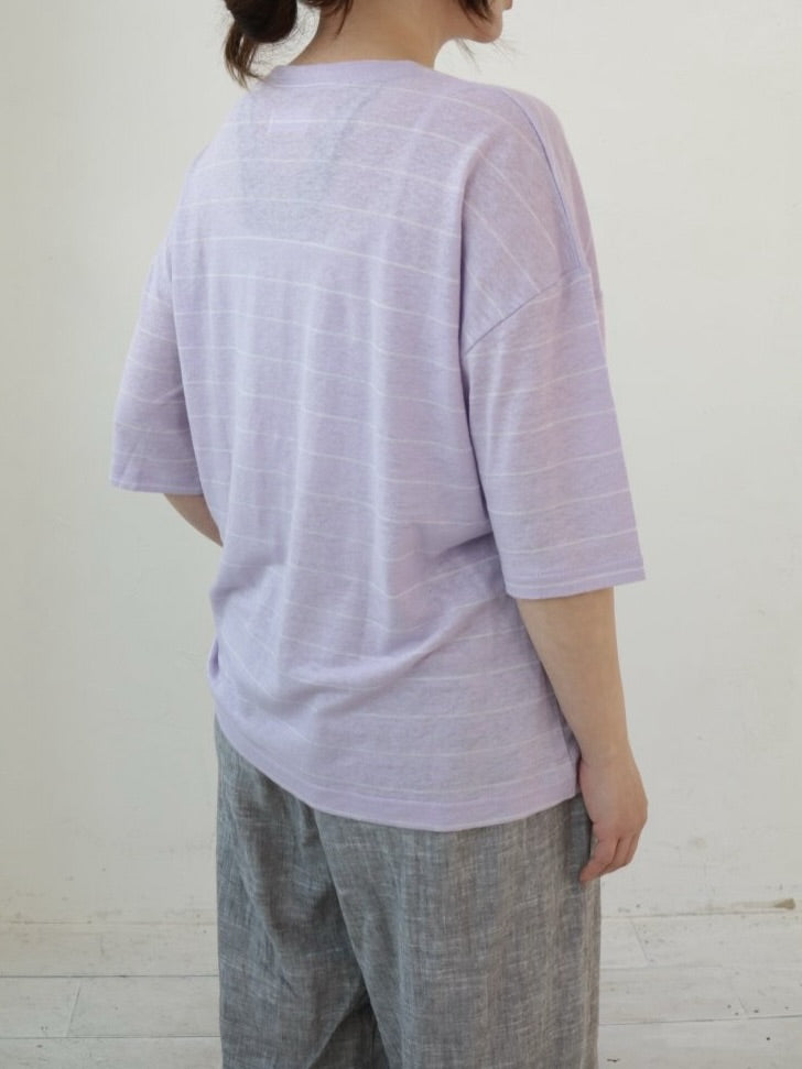 YARRA 5分袖ボーダーTEE YR-1531-317