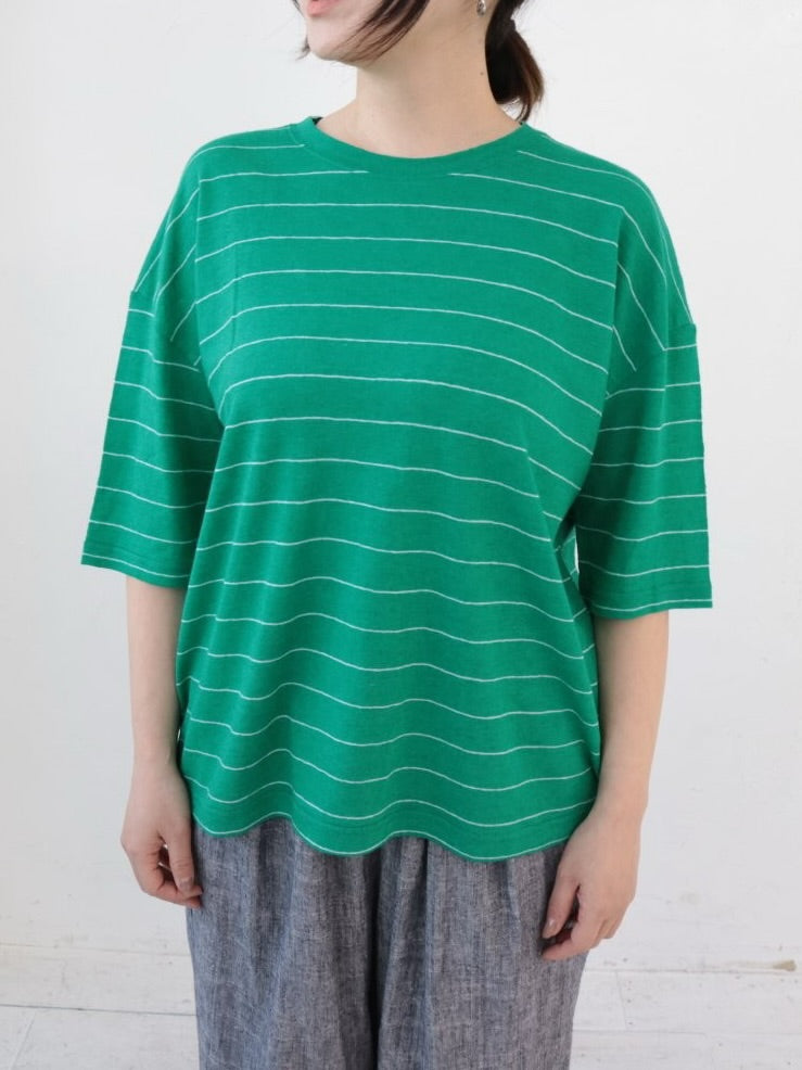 YARRA 5分袖ボーダーTEE YR-1531-317