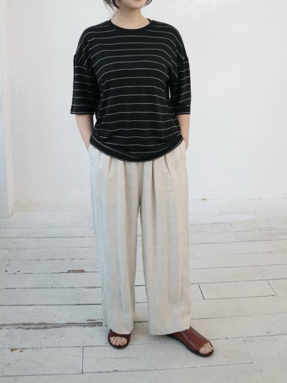 YARRA 5分袖ボーダーTEE YR-1531-317