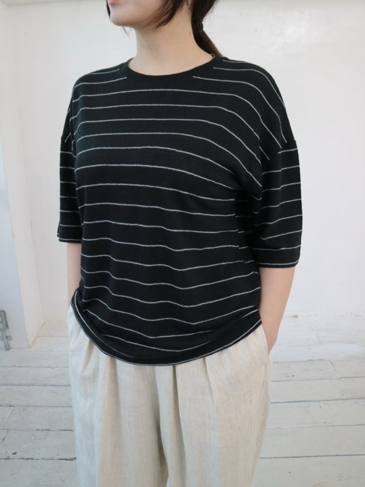 YARRA 5分袖ボーダーTEE YR-1531-317