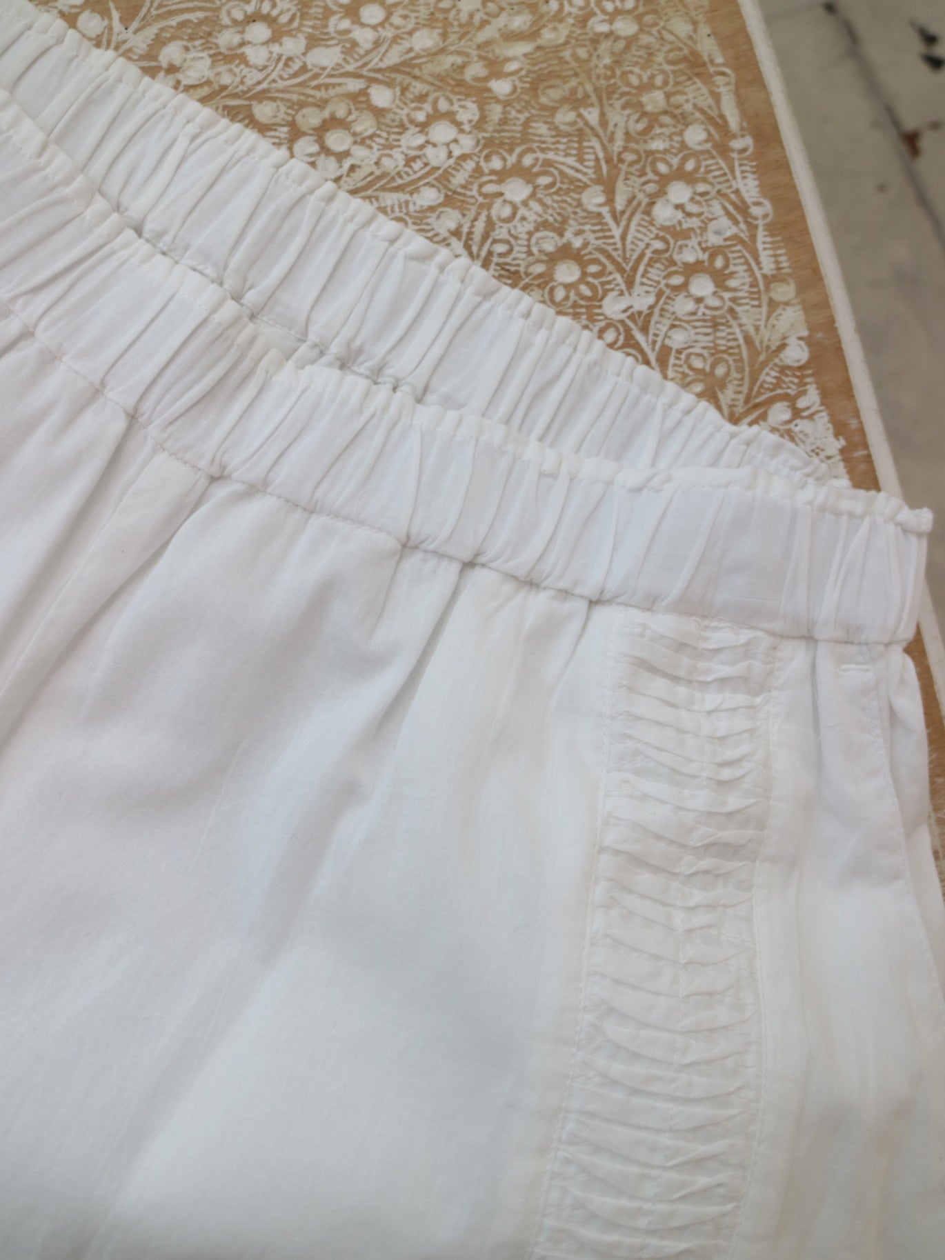 doux bleu コットンボイルピンタックパンツ DB-2625-074