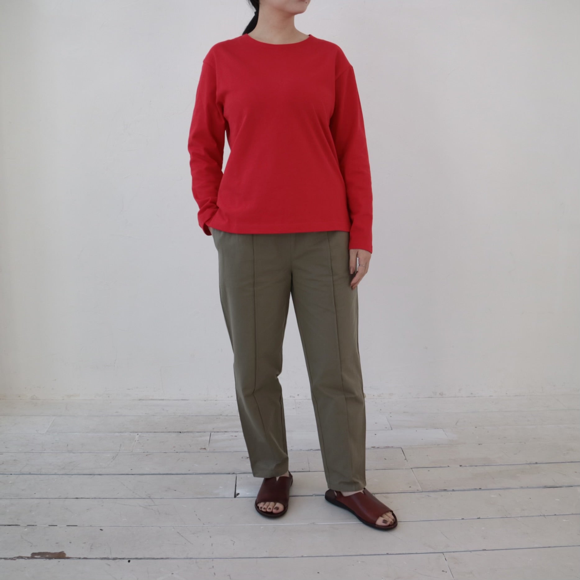 YARRA バックスラッシュネックプルオーバー YR-1411-205