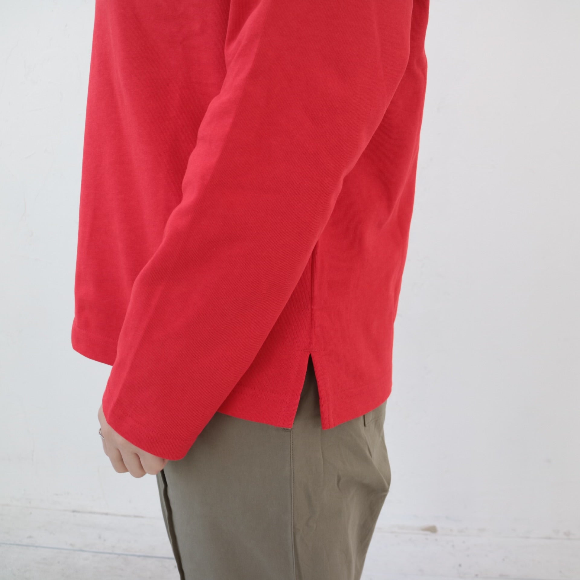 YARRA バックスラッシュネックプルオーバー YR-1411-205