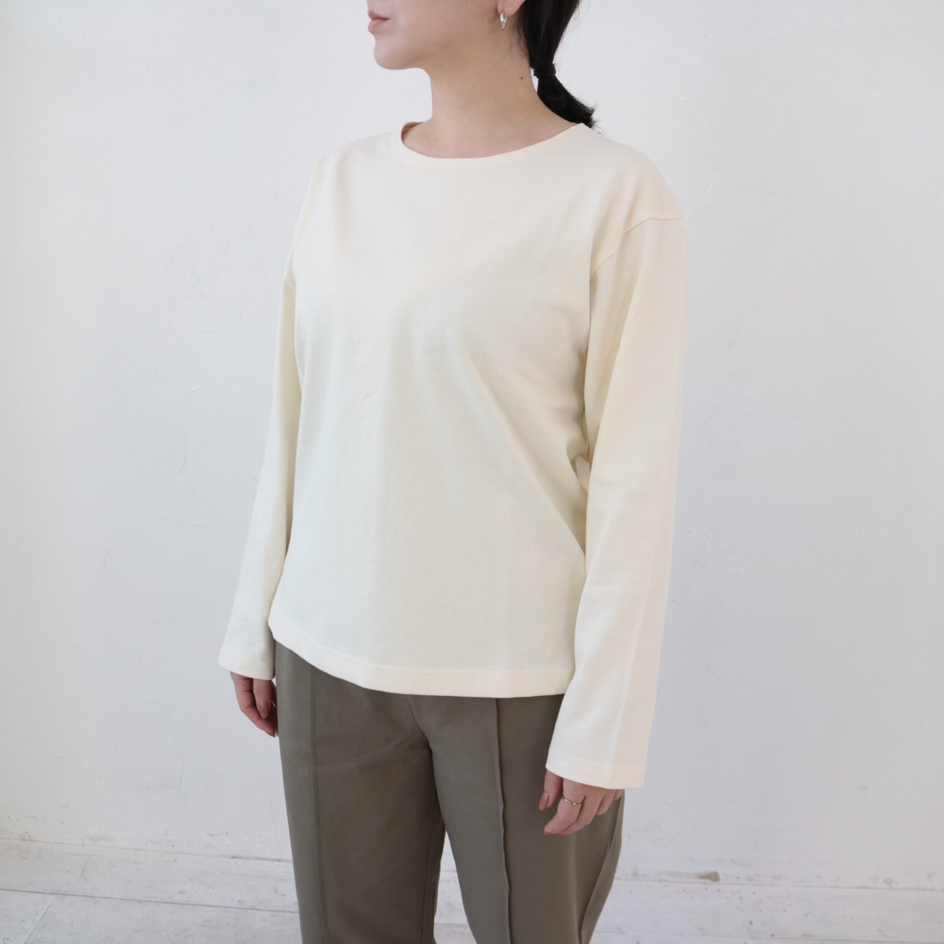 YARRA バックスラッシュネックプルオーバー YR-1411-205