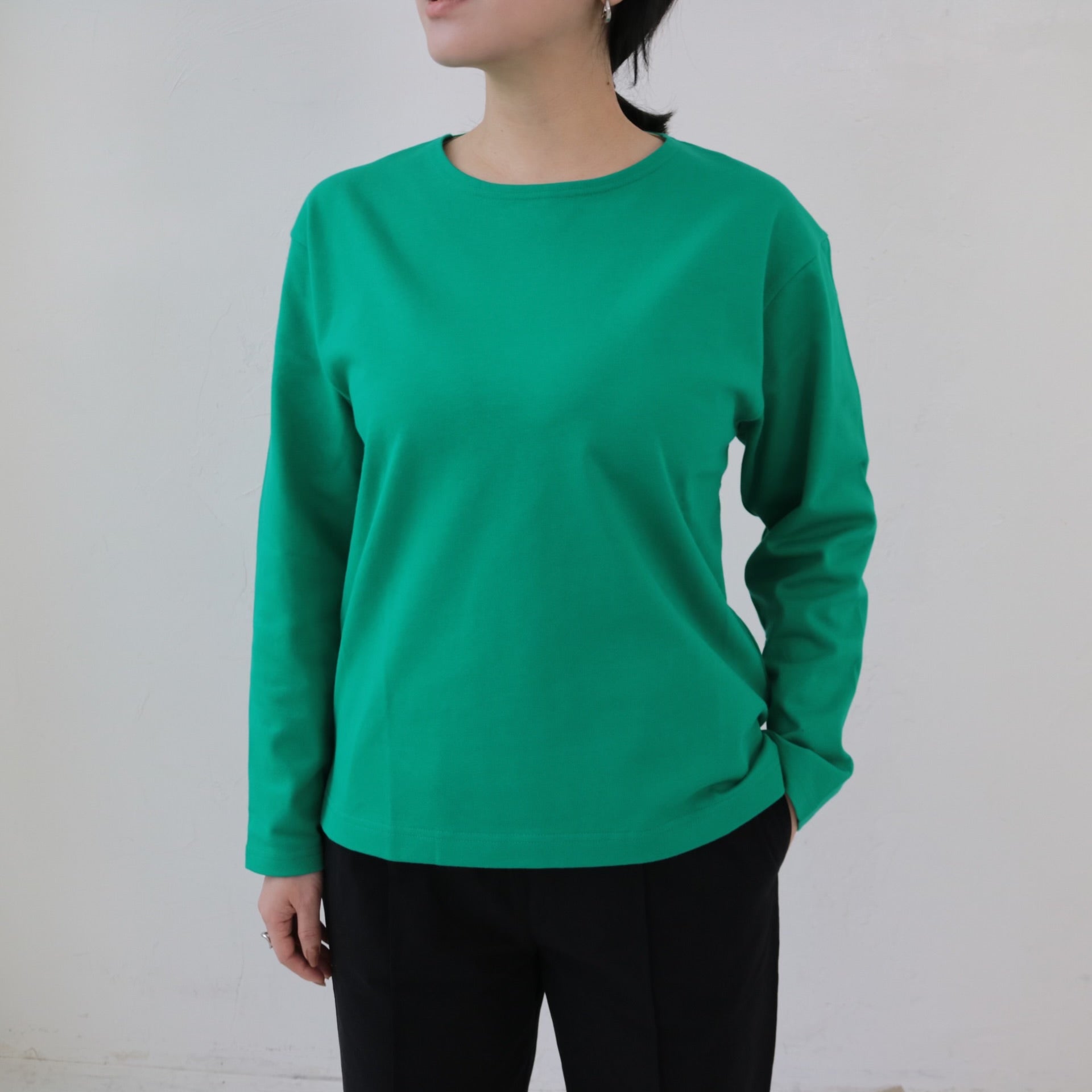 YARRA バックスラッシュネックプルオーバー YR-1411-205
