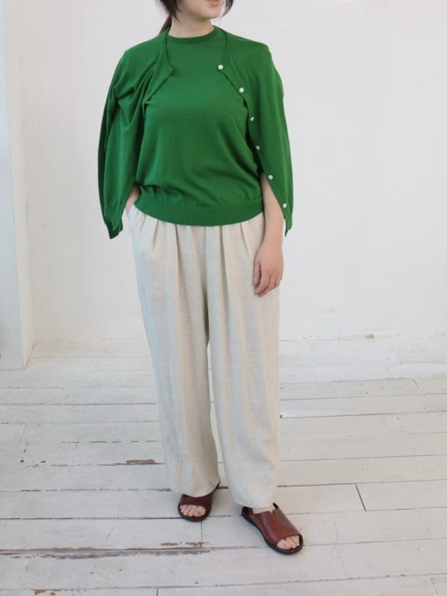 YARRA ハイツイストニットカーディガン YR-1532-315