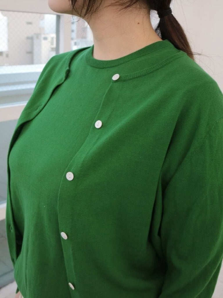 YARRA ハイツイストニットカーディガン YR-1532-315