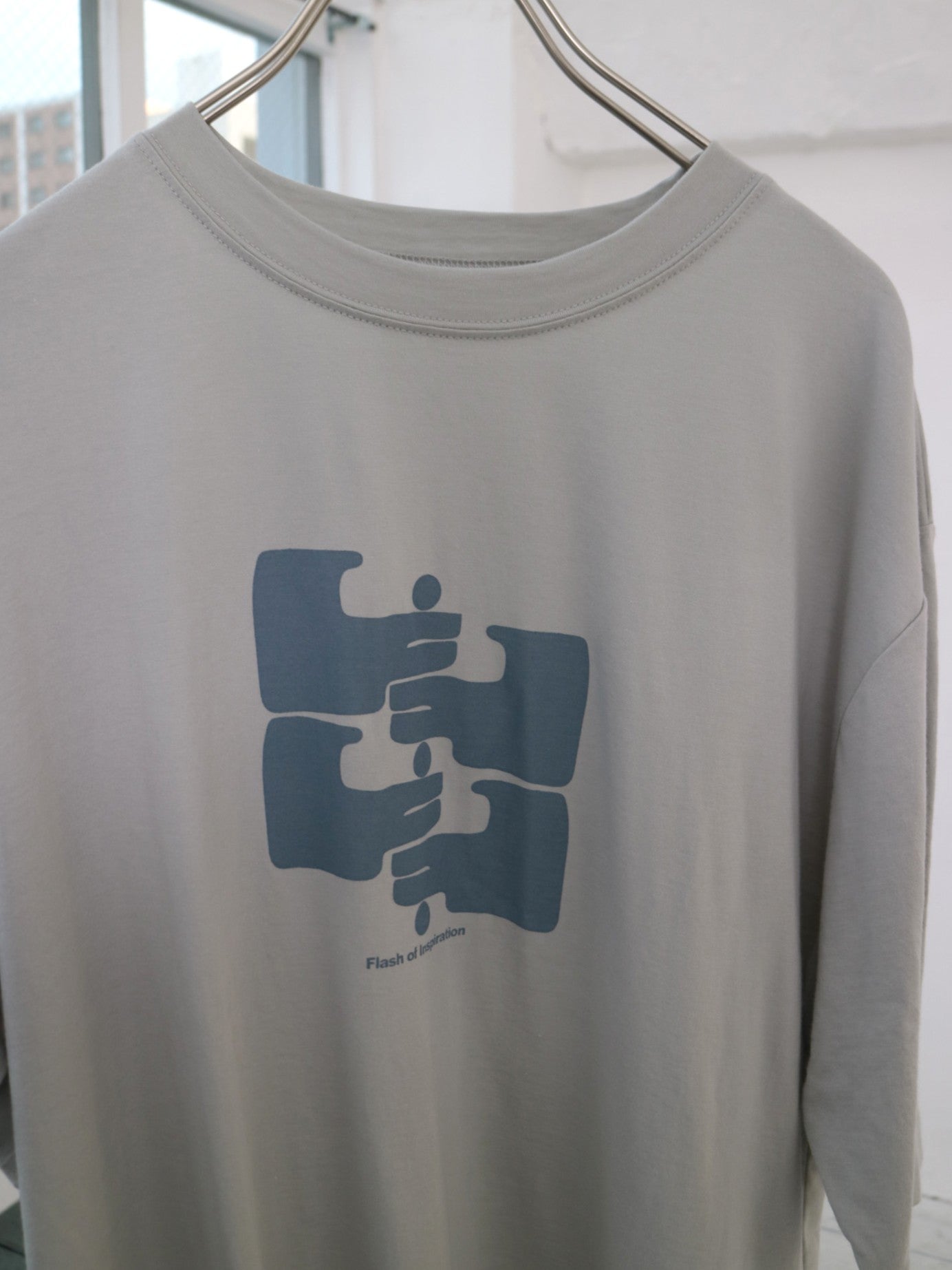 doux bleu ハンドプリントTシャツ DB-2621-060