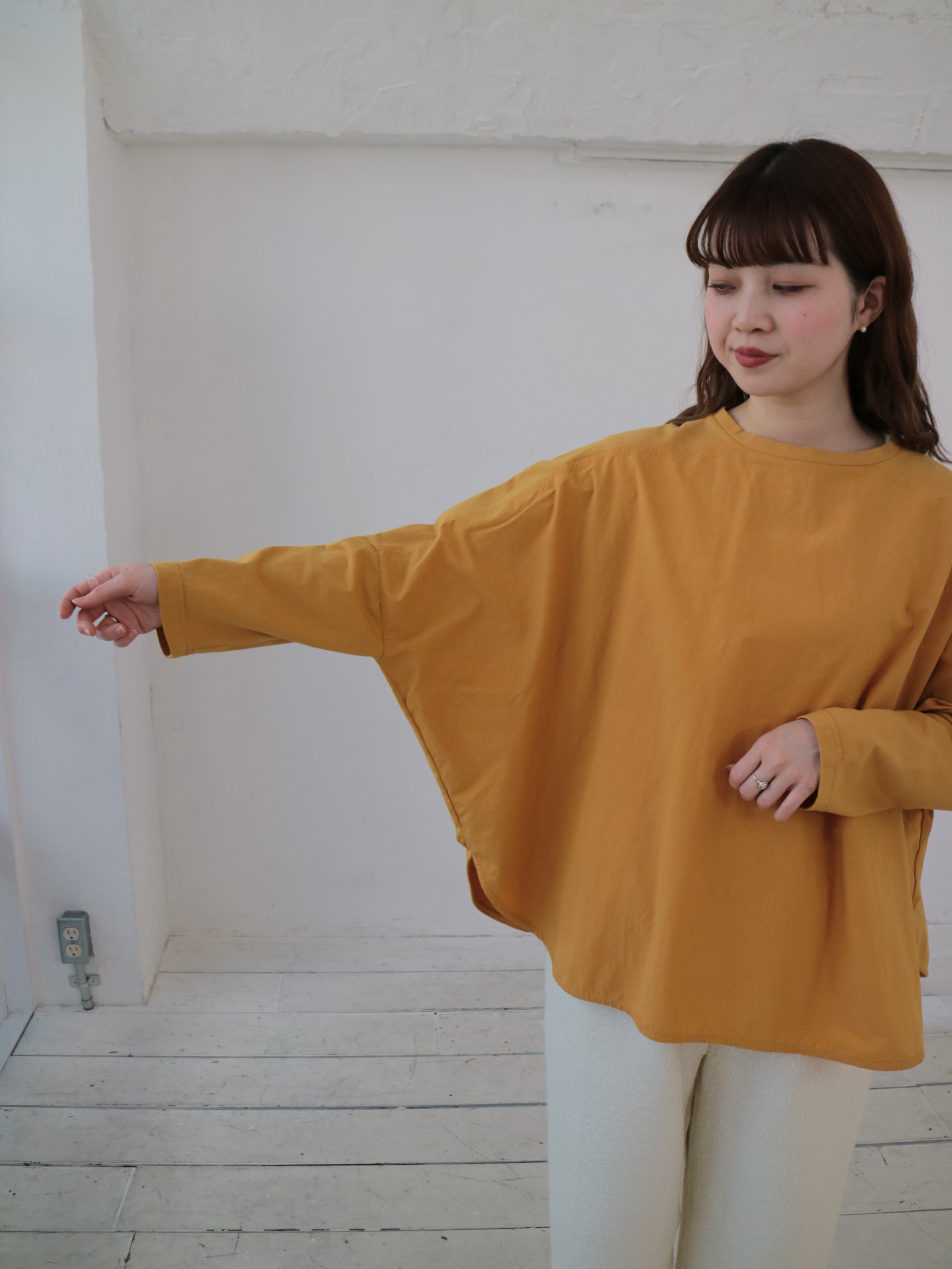 YARRA 布帛コンビドルマンプルオーバー YR-1541-202