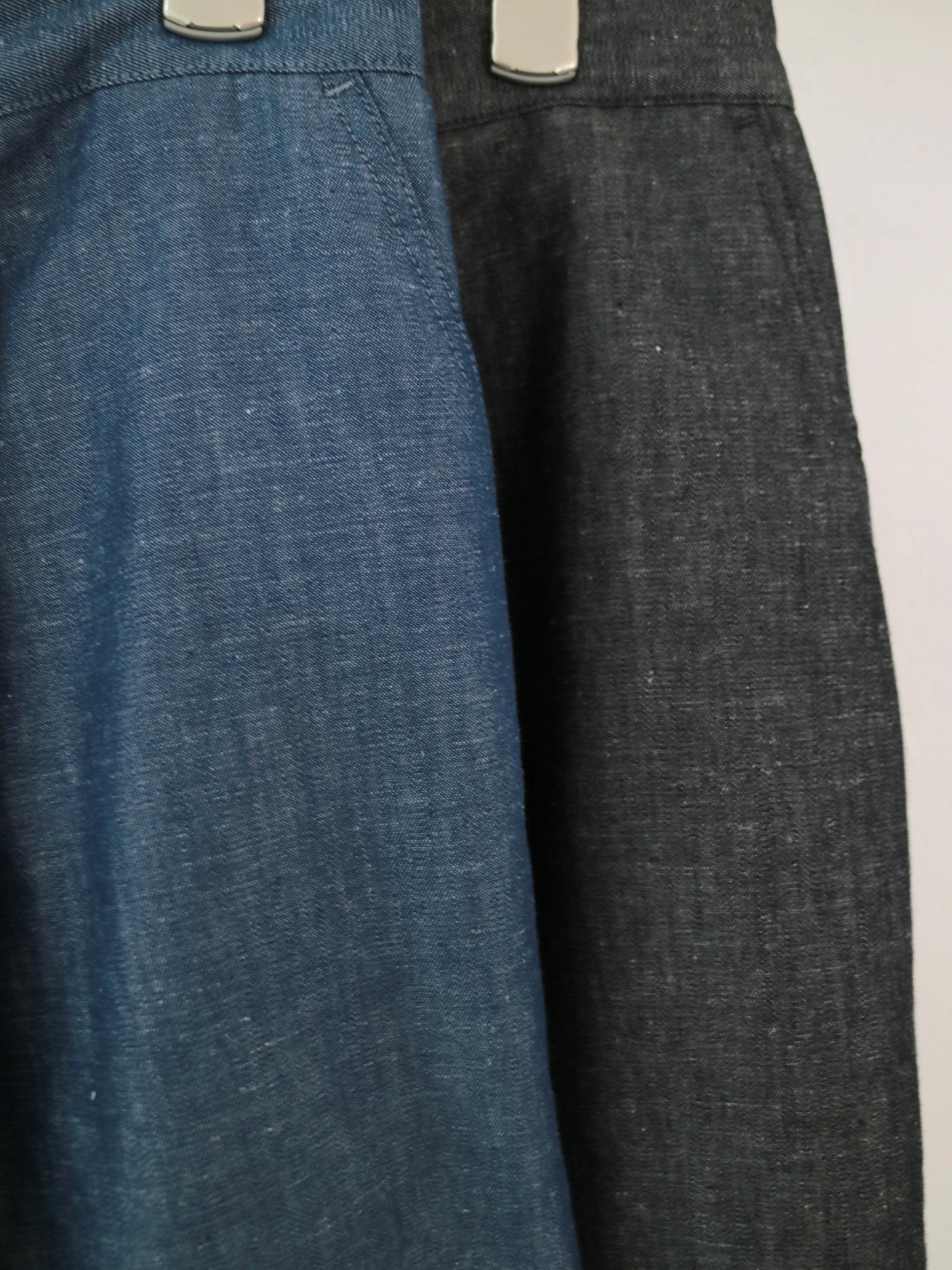 doux bleu ライトデニムタックパンツ DB-2625-056