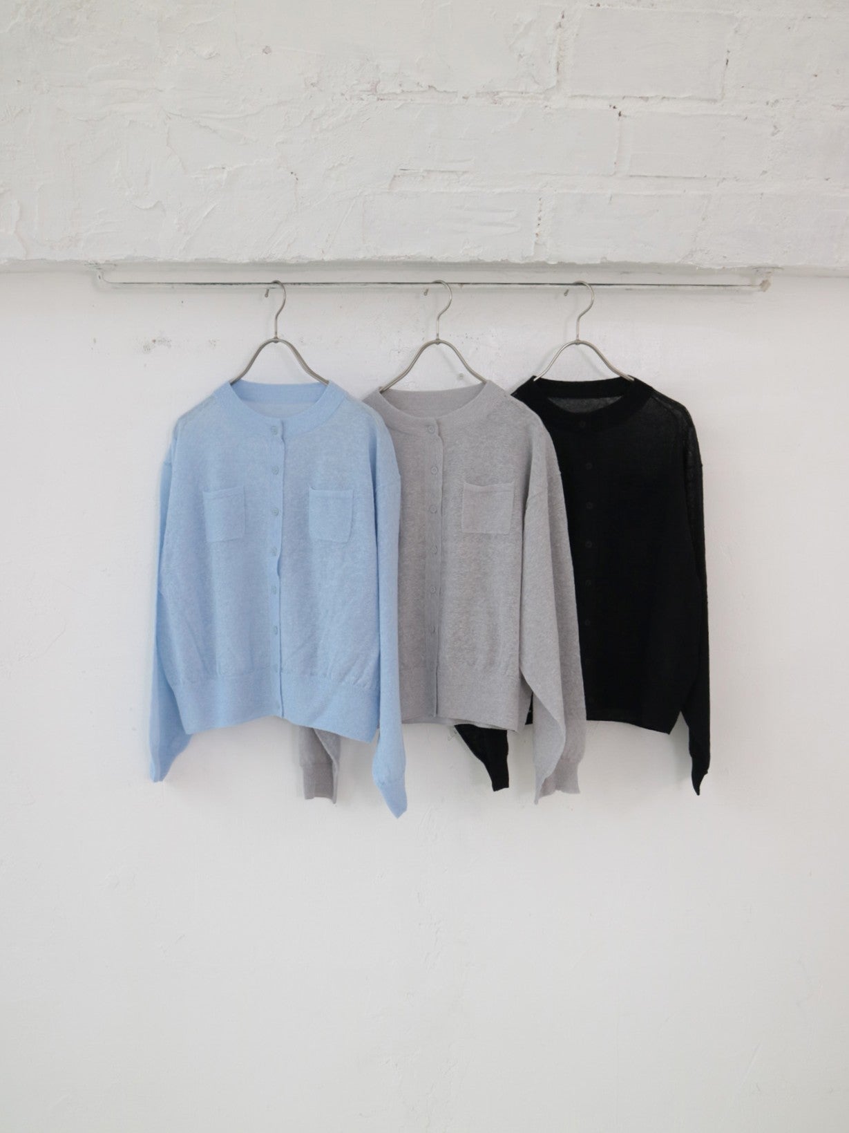 doux bleu シアーポケット カーディガン DB-2622-071