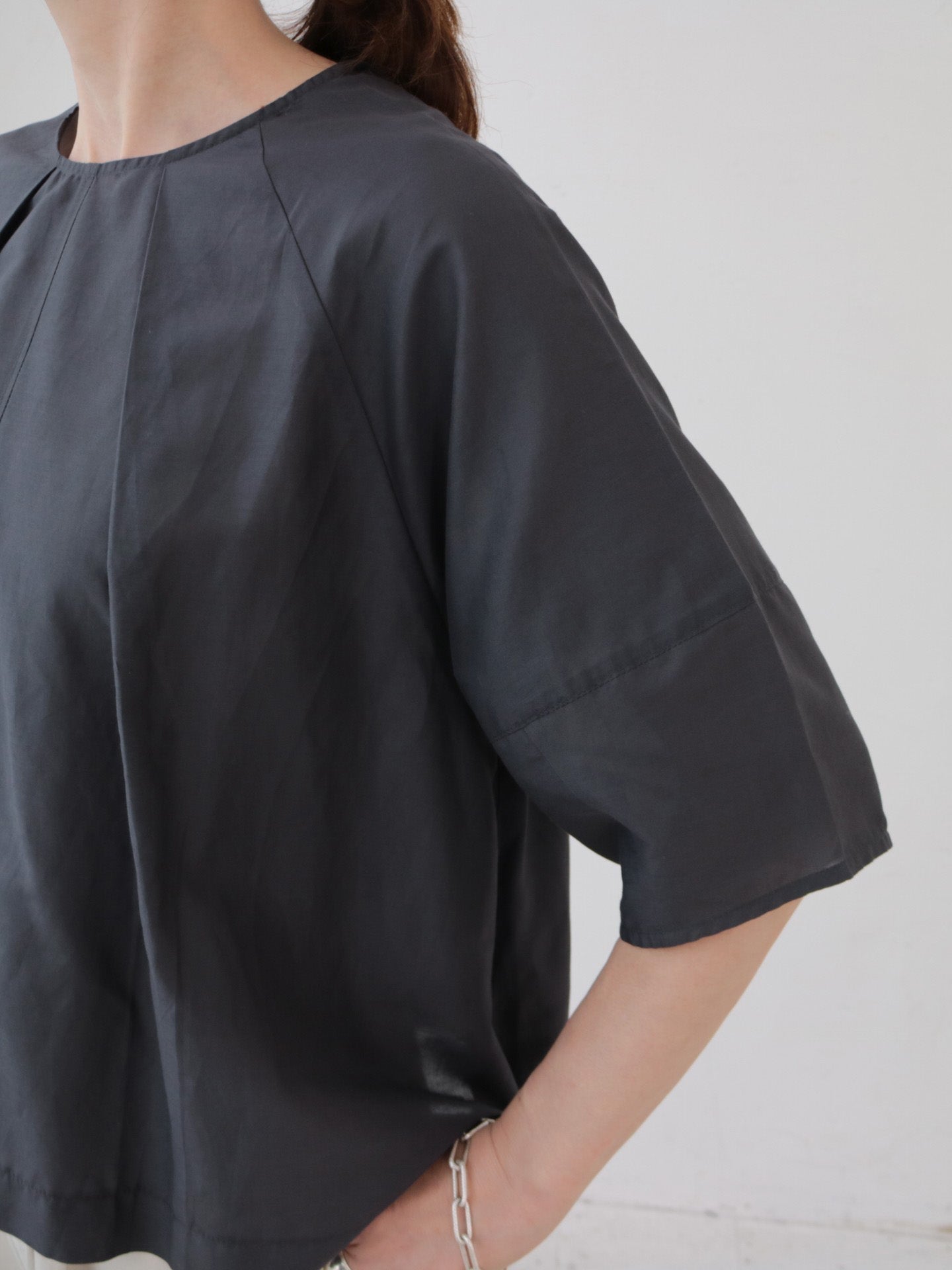 doux bleu コットンシルクブラウス DB-2623-072
