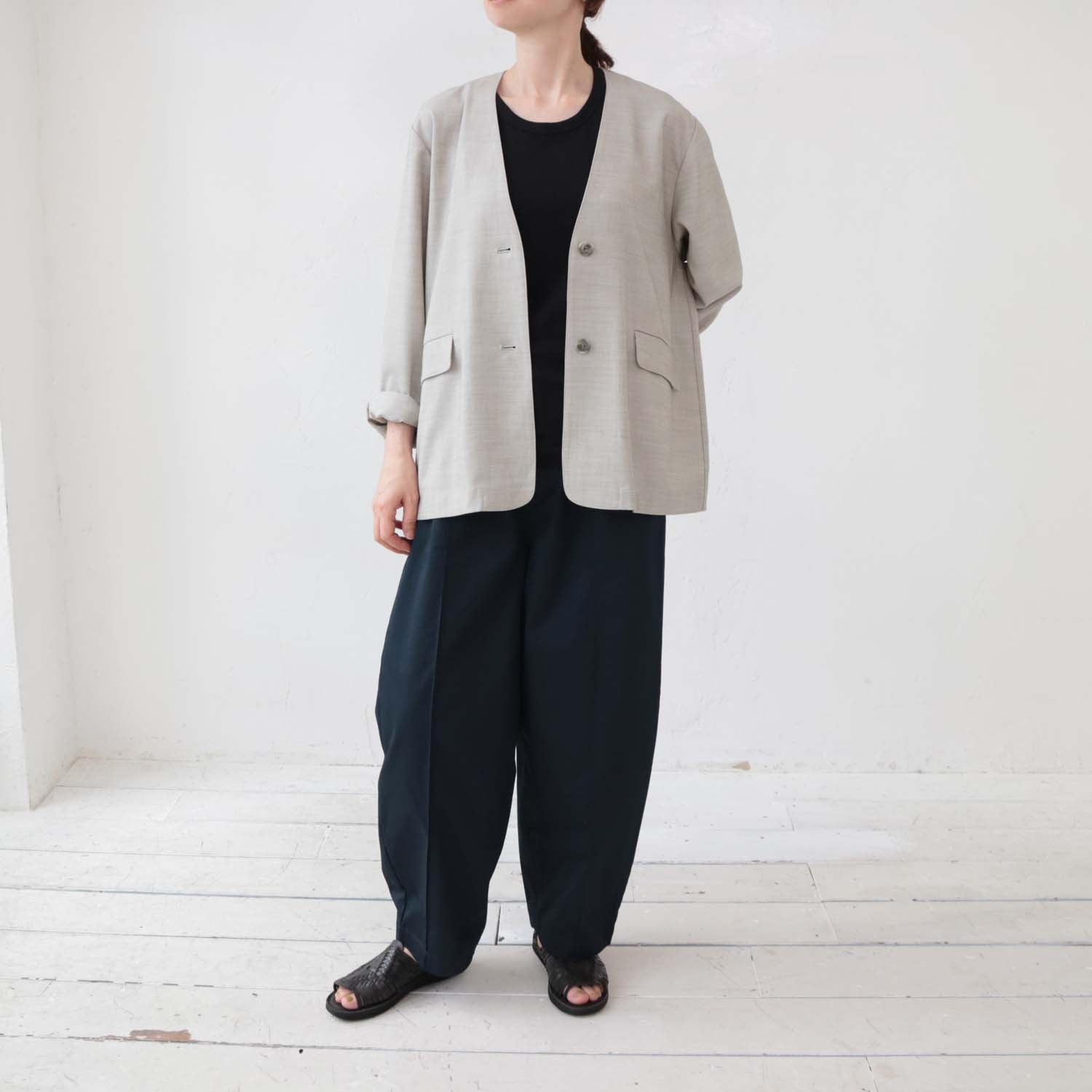 doux bleu コットンコクーンパンツ DB-2415-017