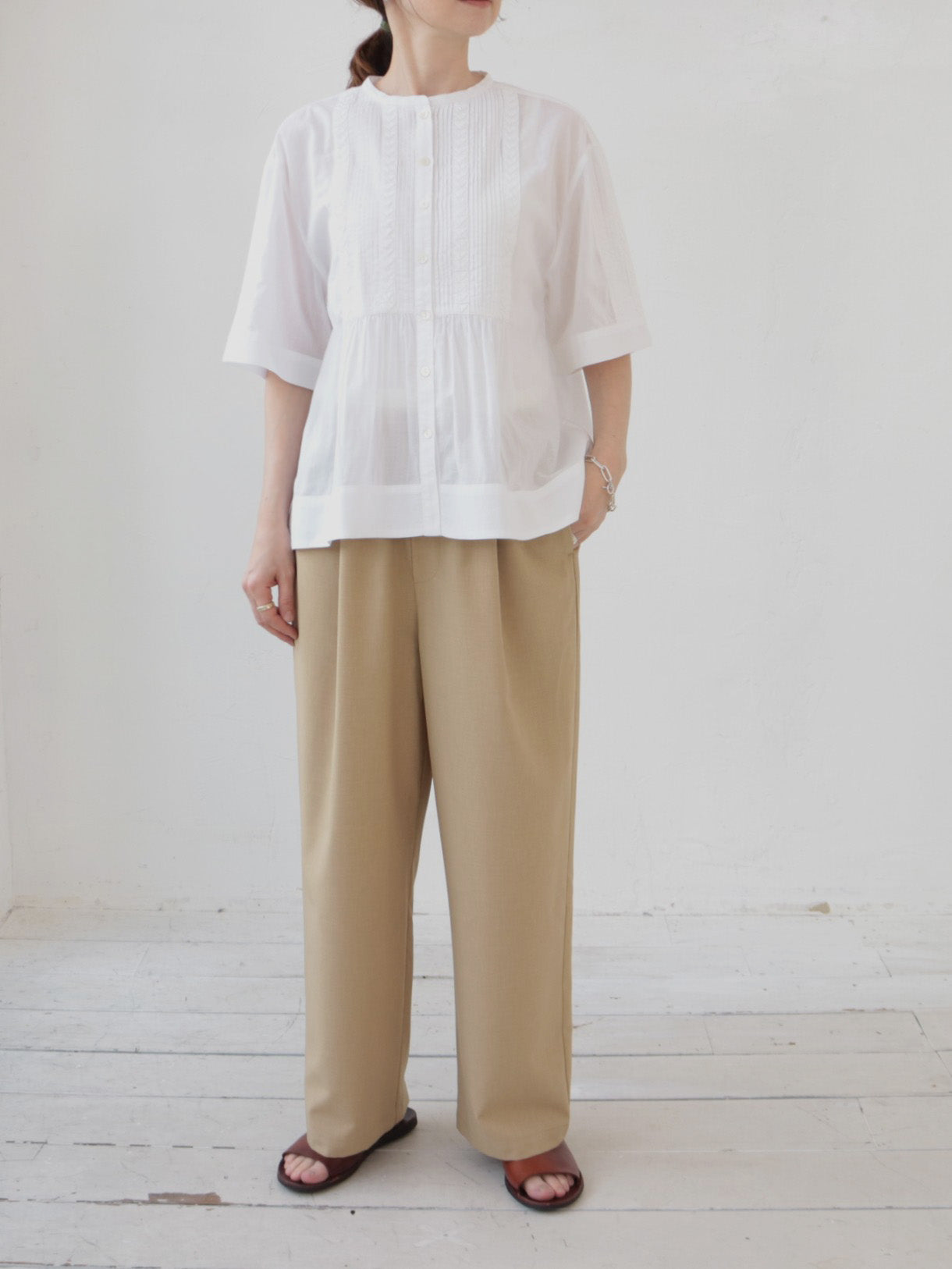 doux bleu ダブルウェストパンツ DB-2625-061