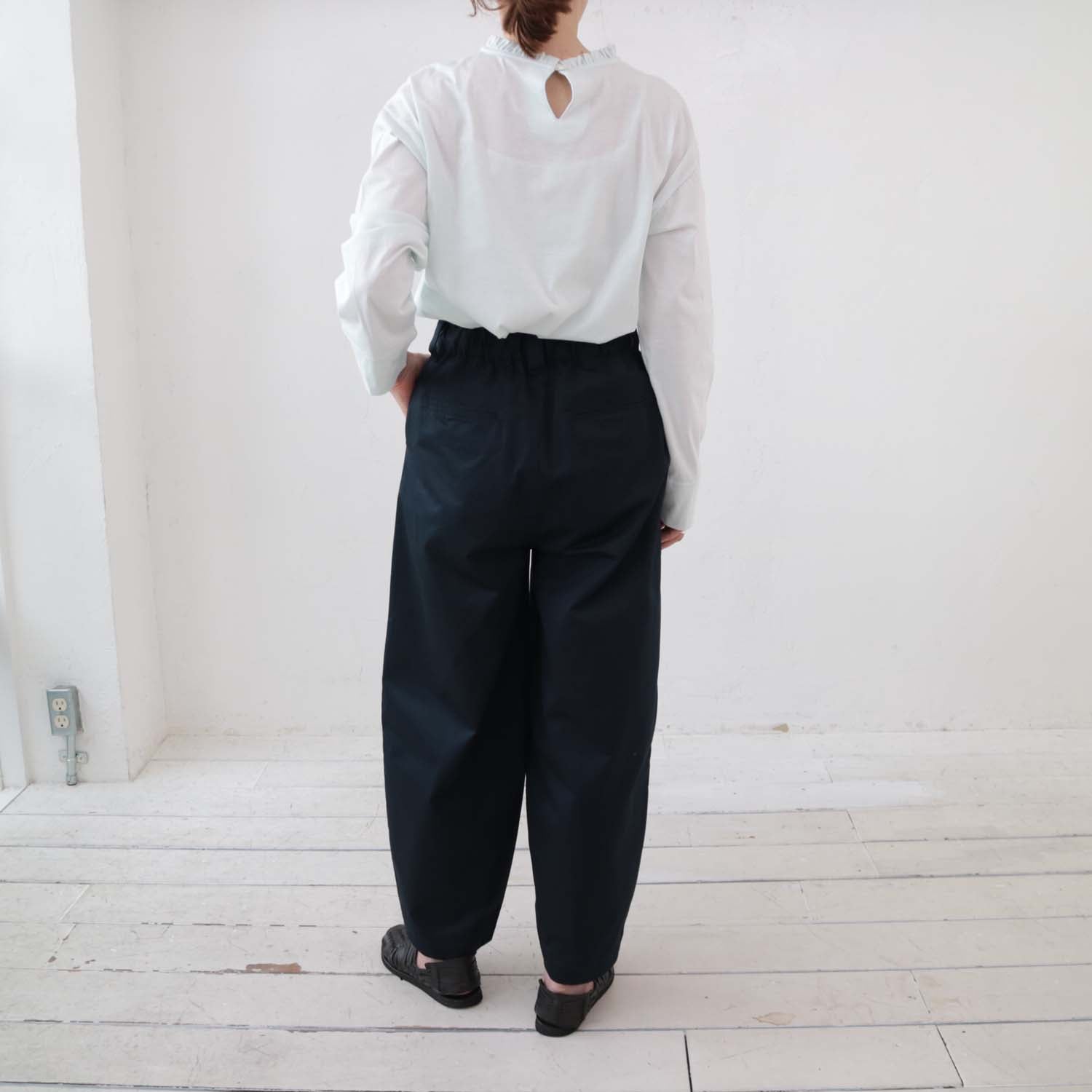 doux bleu コットンコクーンパンツ DB-2415-017