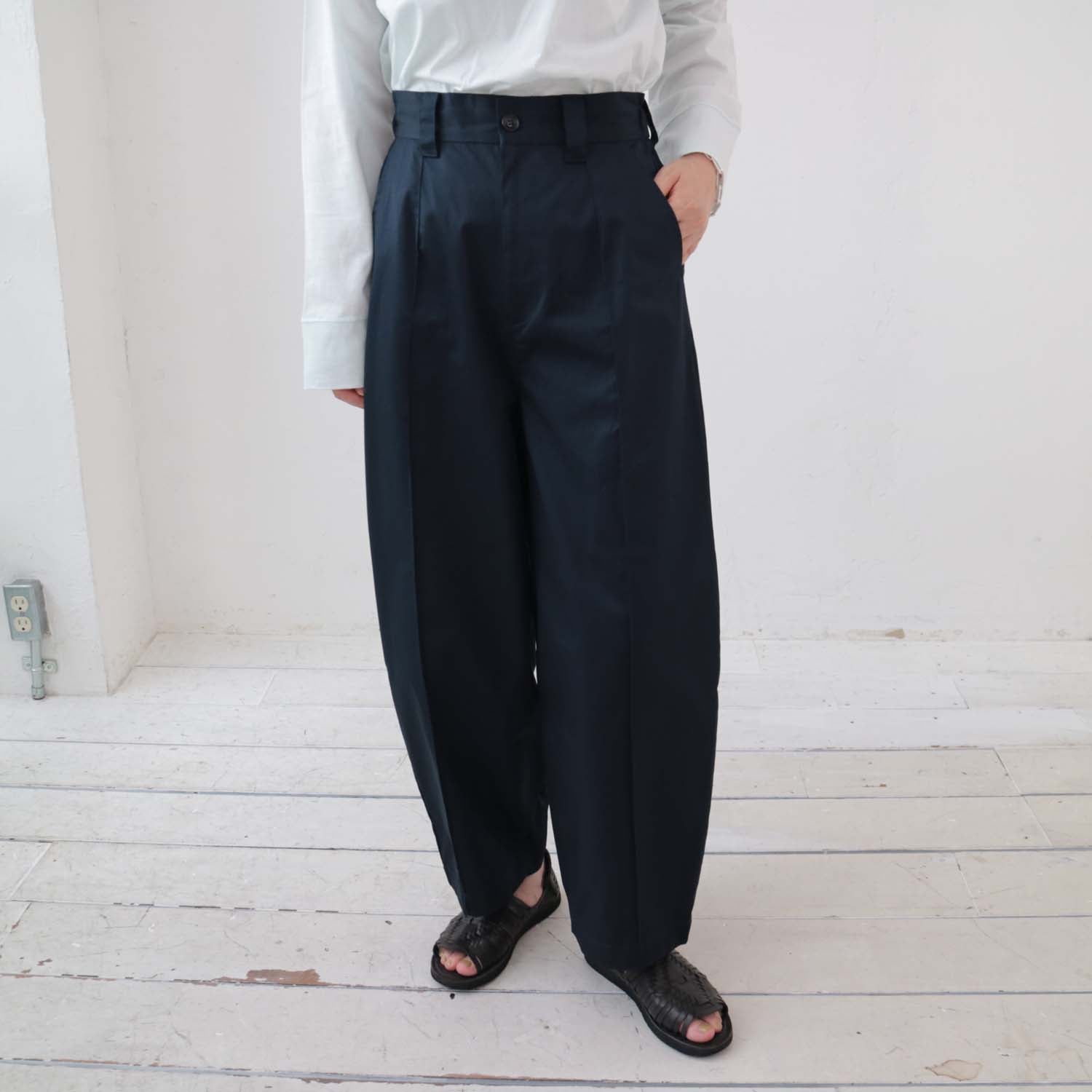 doux bleu コットンコクーンパンツ DB-2415-017