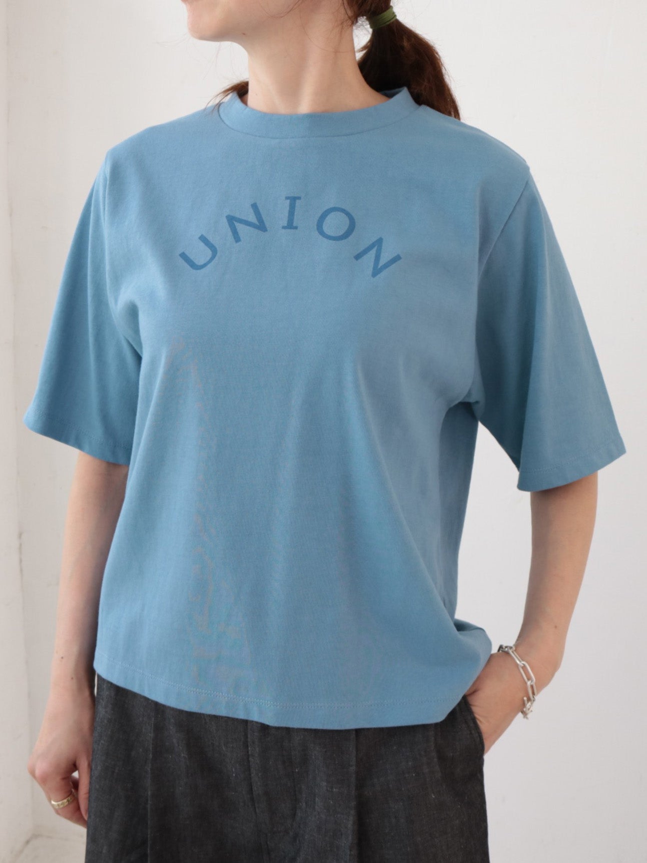 doux bleu union プリントTシャツ DB-2621-076