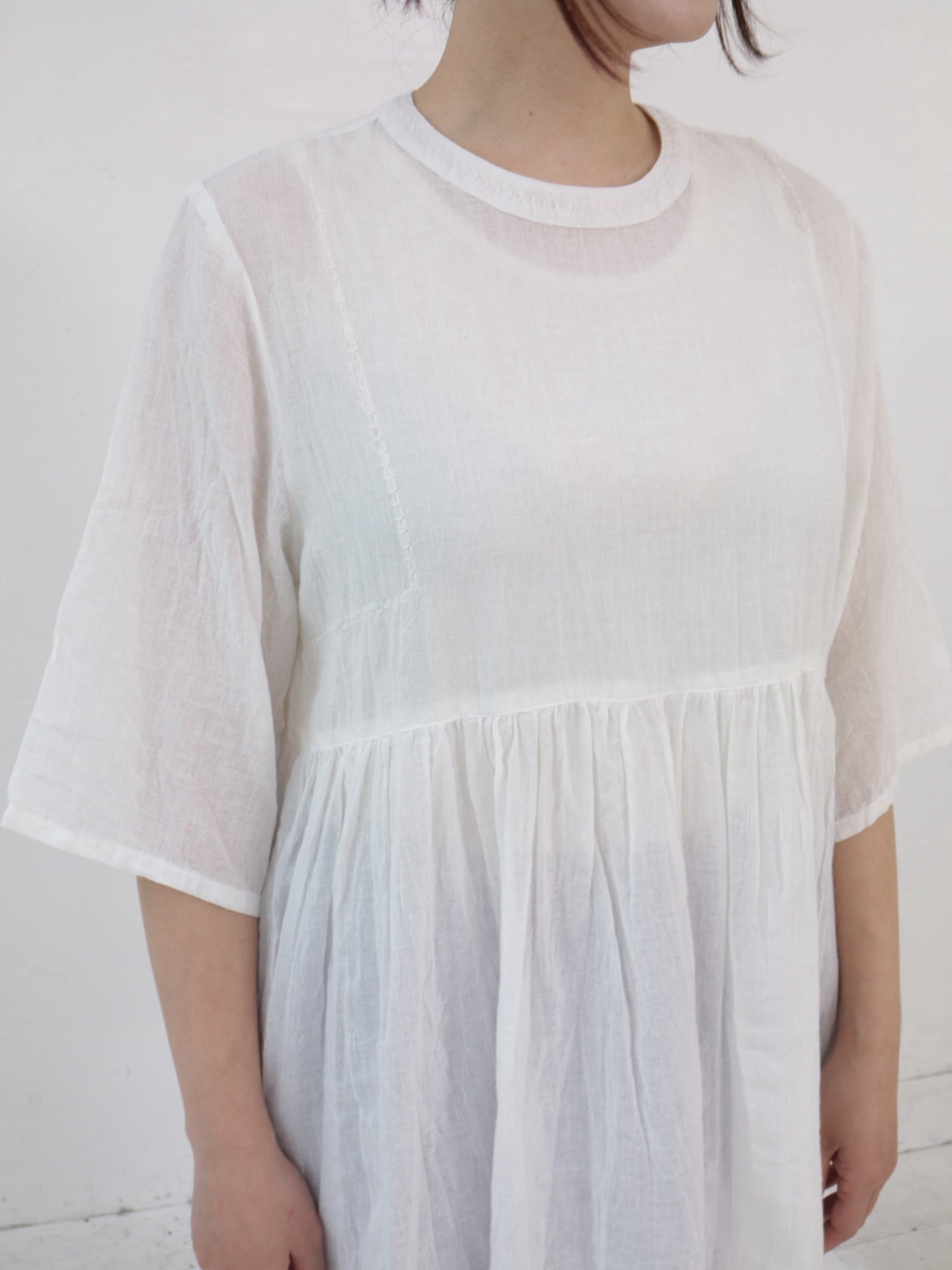 YARRA INDIAハンド刺繍ブラウス YR-1523-263