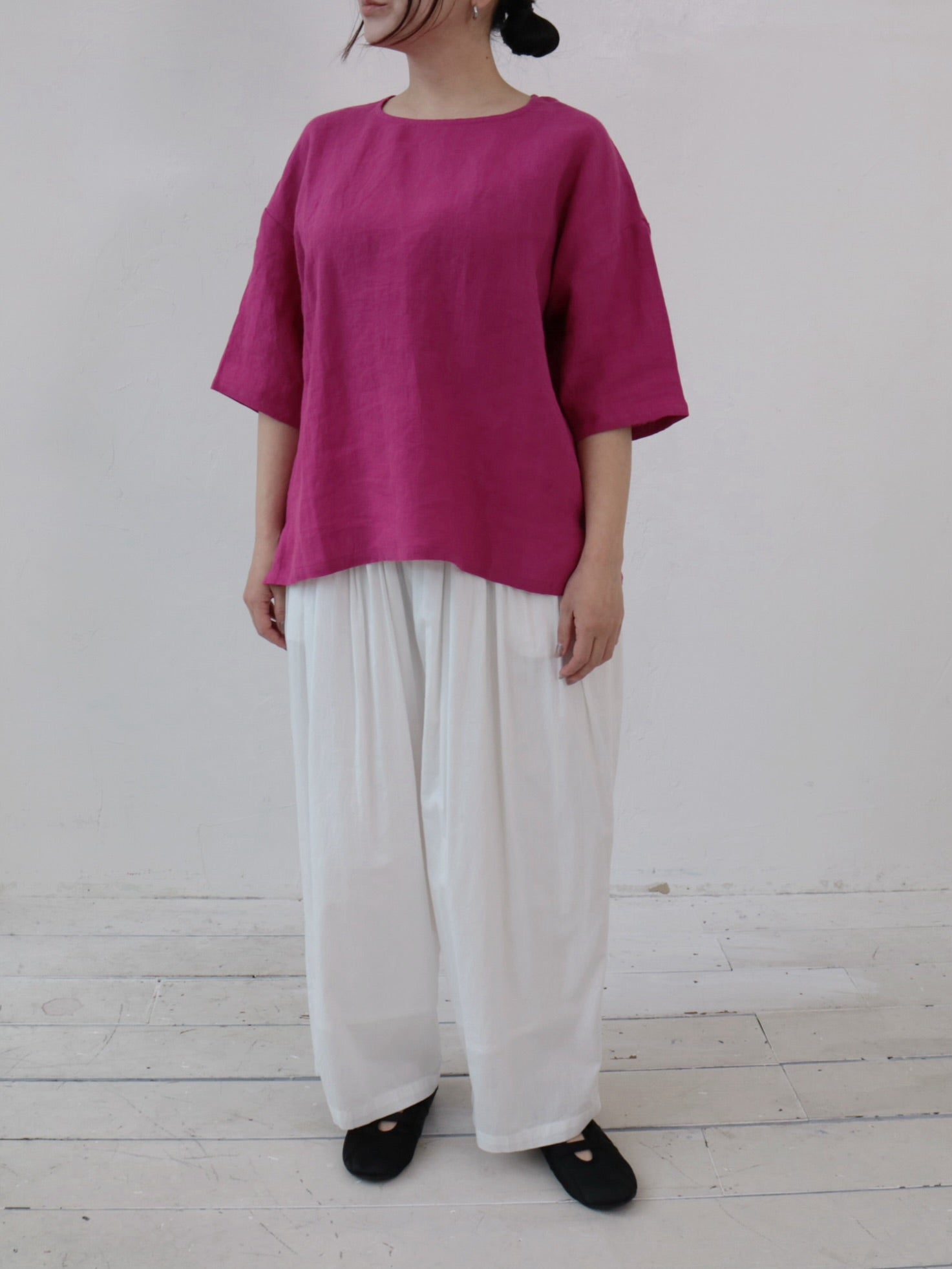 YARRA INDIAピンタックパンツ YR-1525-261