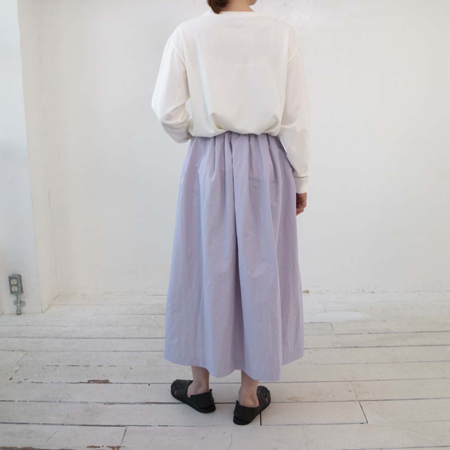 doux bleu ナイロンフレアスカート DB-2416-010