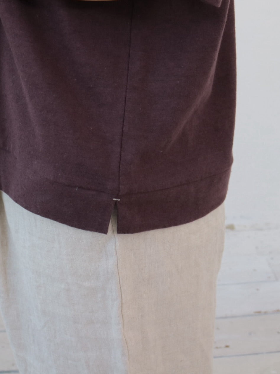 YARRA ベルギーリネン半袖TEE YR-1521-275