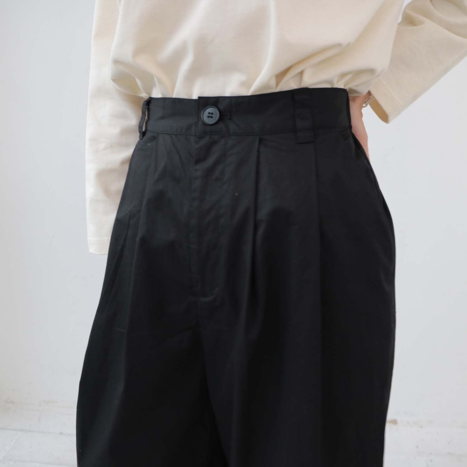 doux bleu シアーラインワイドパンツ DB-2415-037