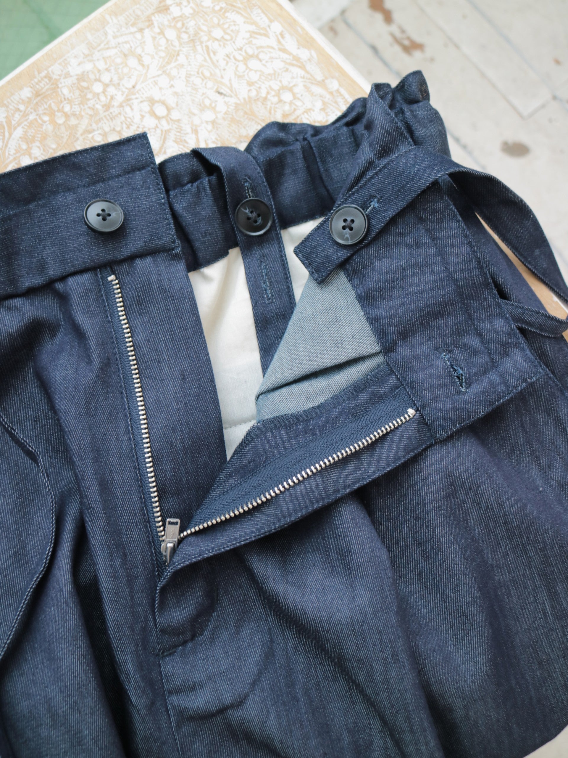 doux bleu ライトデニム サロペット DB-2545-005