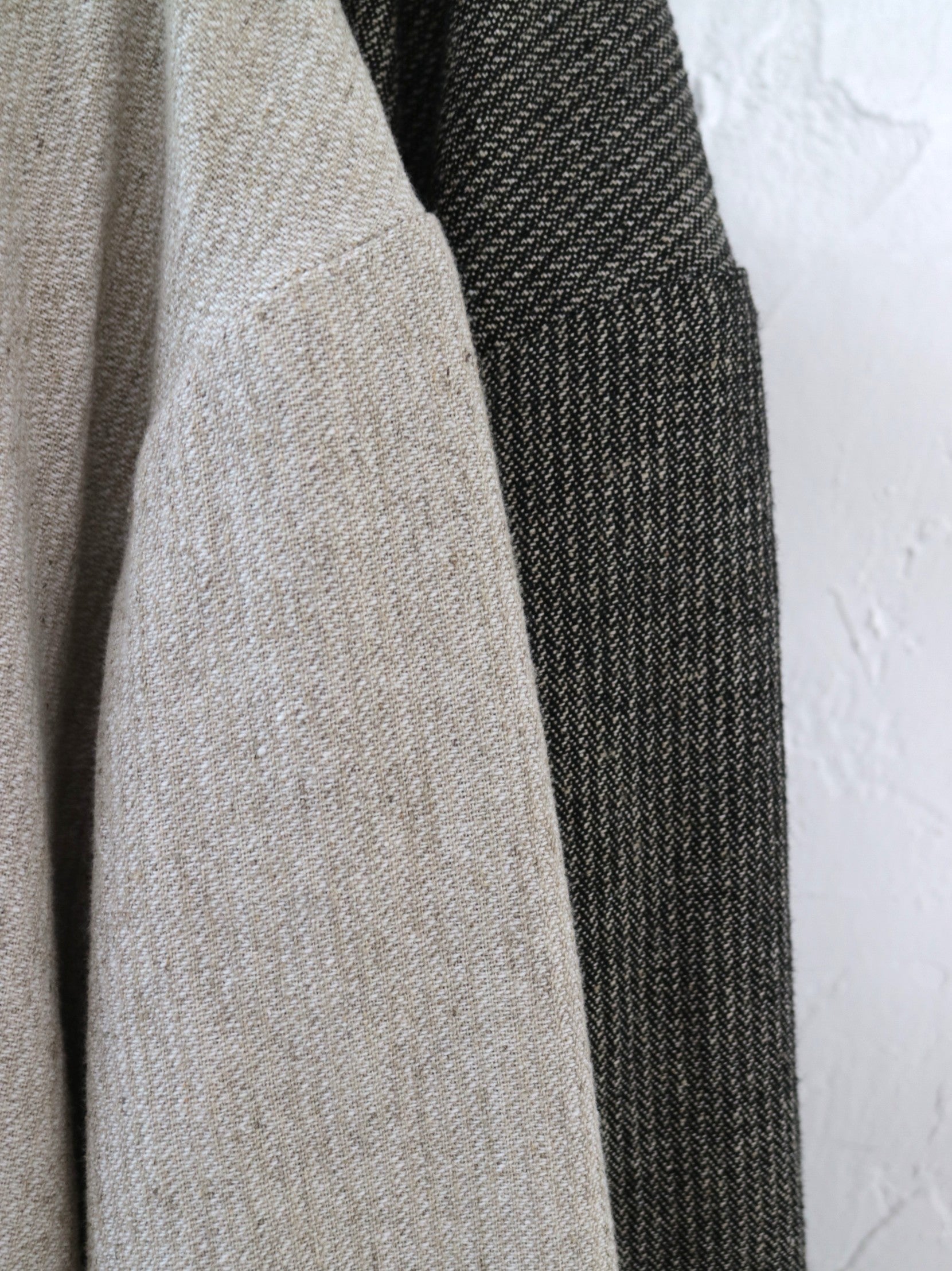 doux bleu リネンレーヨン ストライプジャケット DB-2547-016