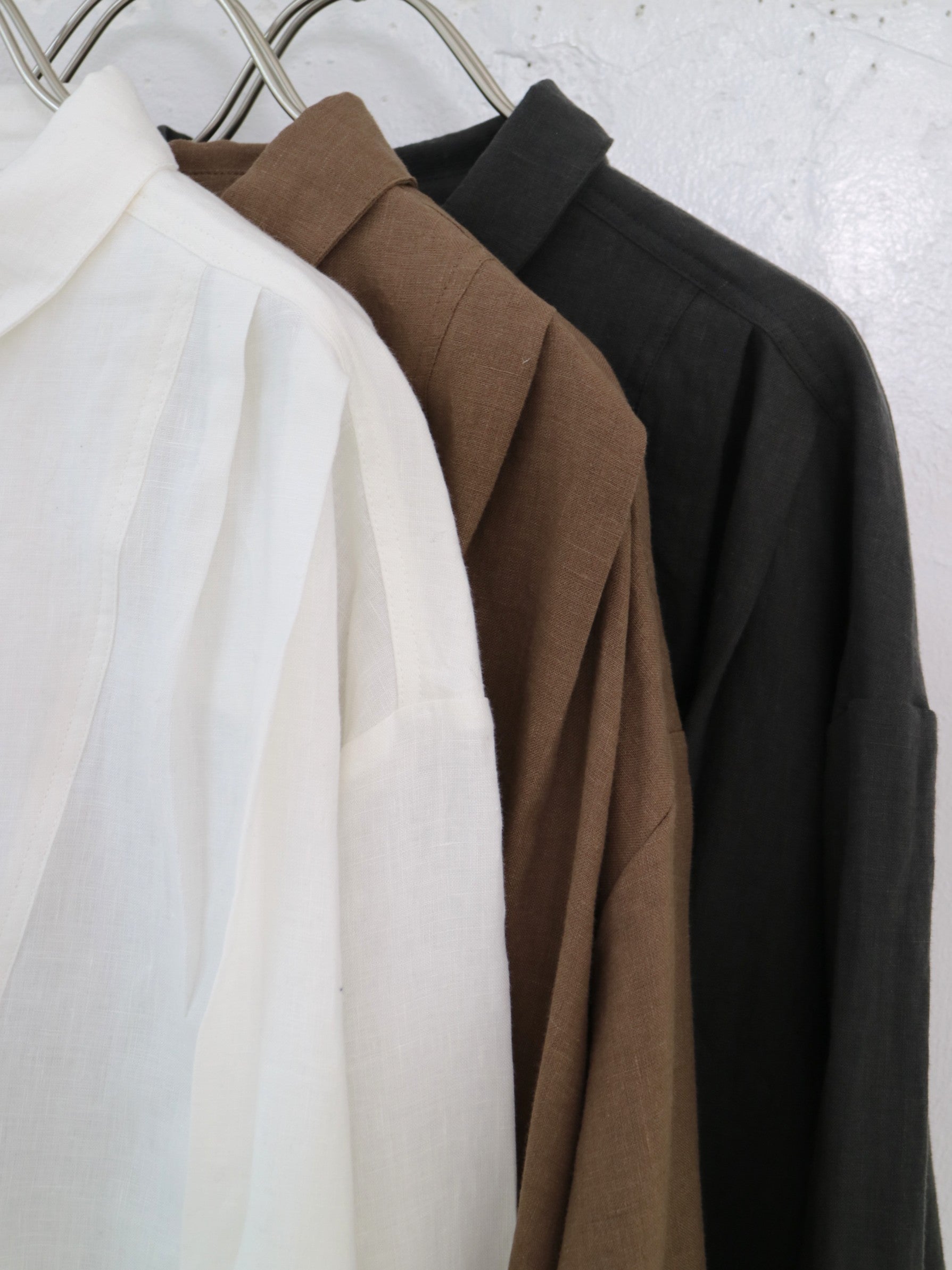 doux bleu リネンヨーク ワイドプルオーバーブラウス DB-2543-011