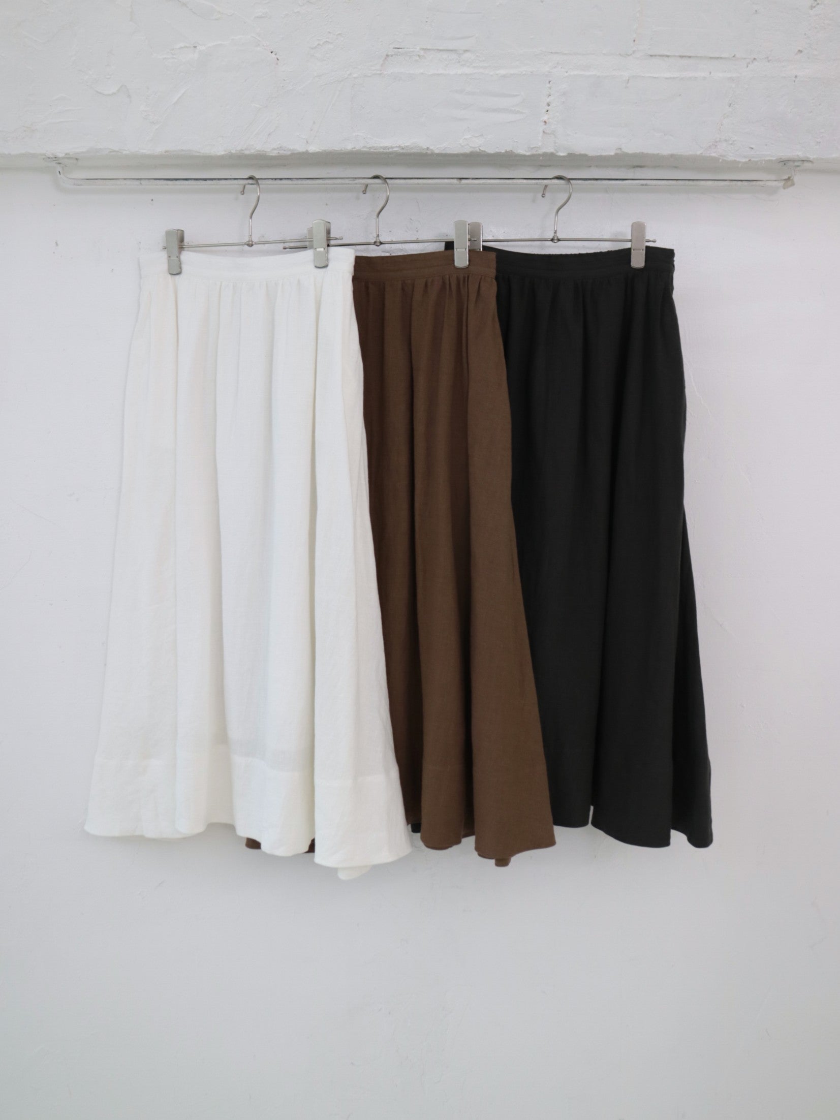 doux bleu リネンギャザースカート DB-2546-012