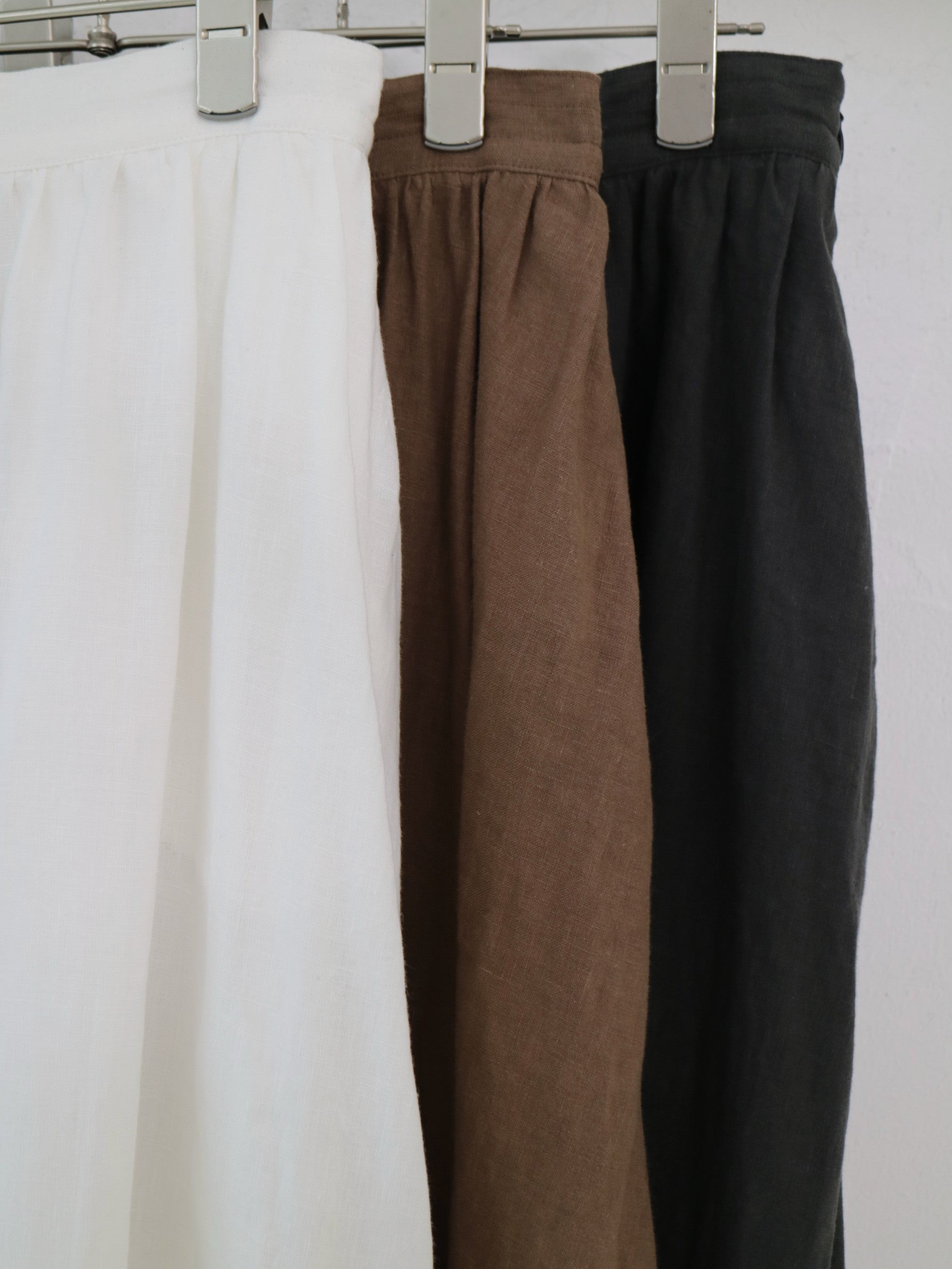 doux bleu リネンギャザースカート DB-2546-012