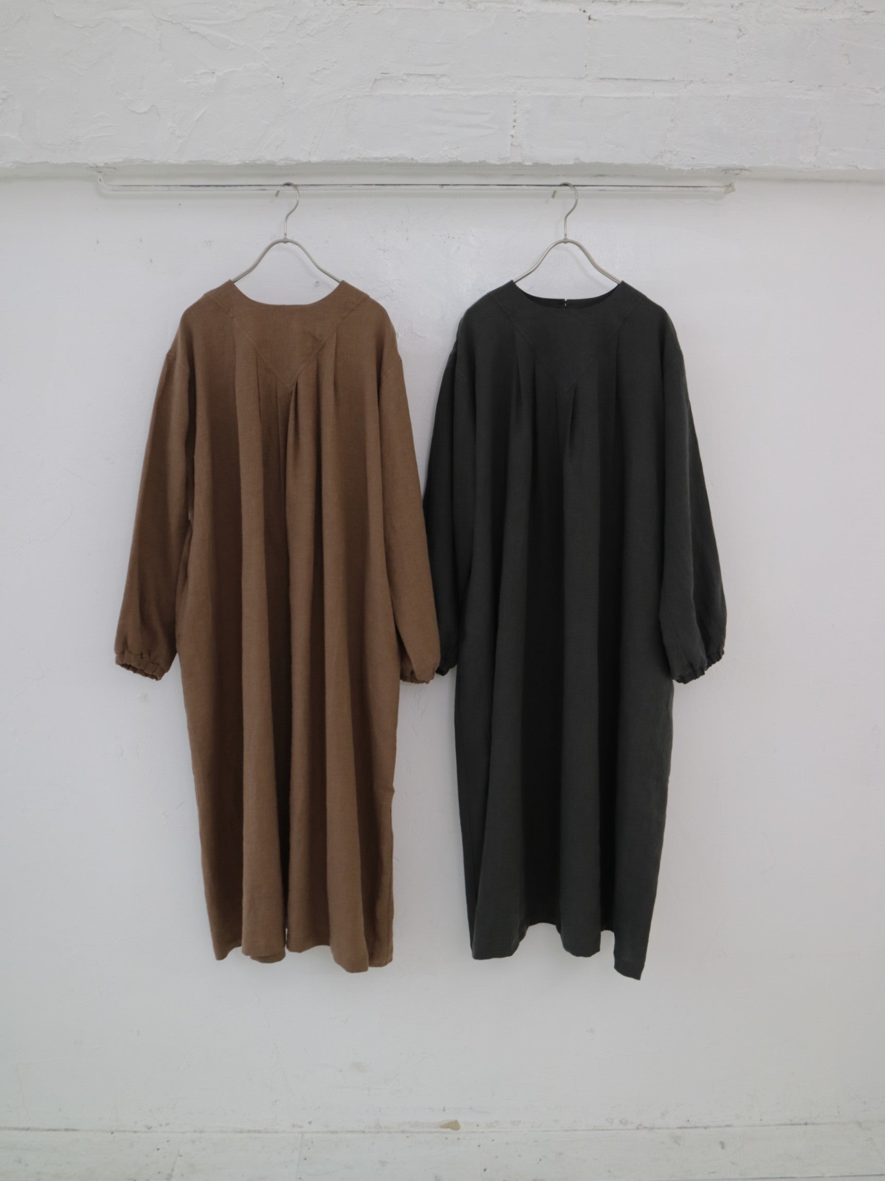 doux bleu リネンヨーク ワンピース DB-2544-013